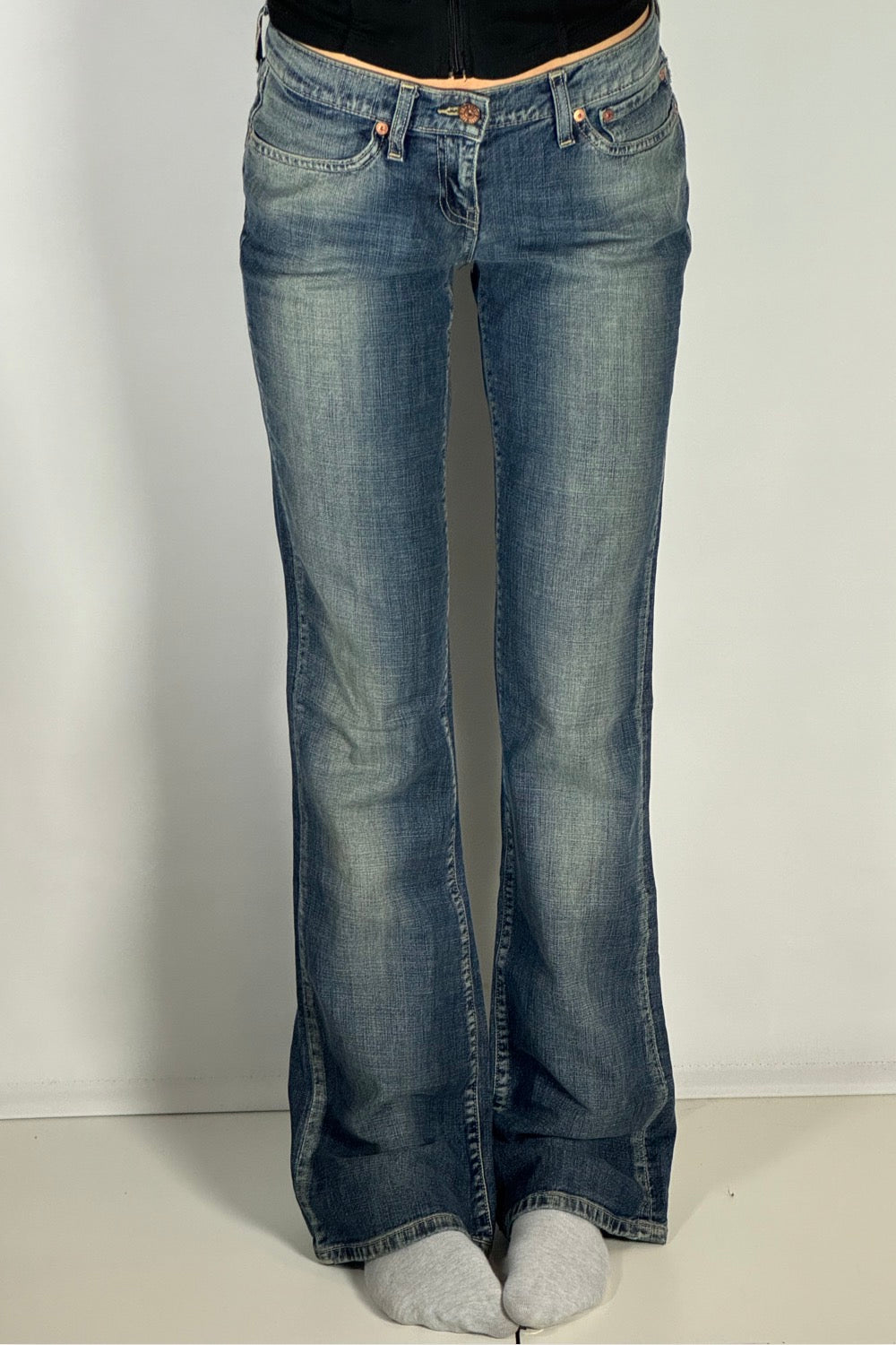 Lågmidjade jeans stl: S
