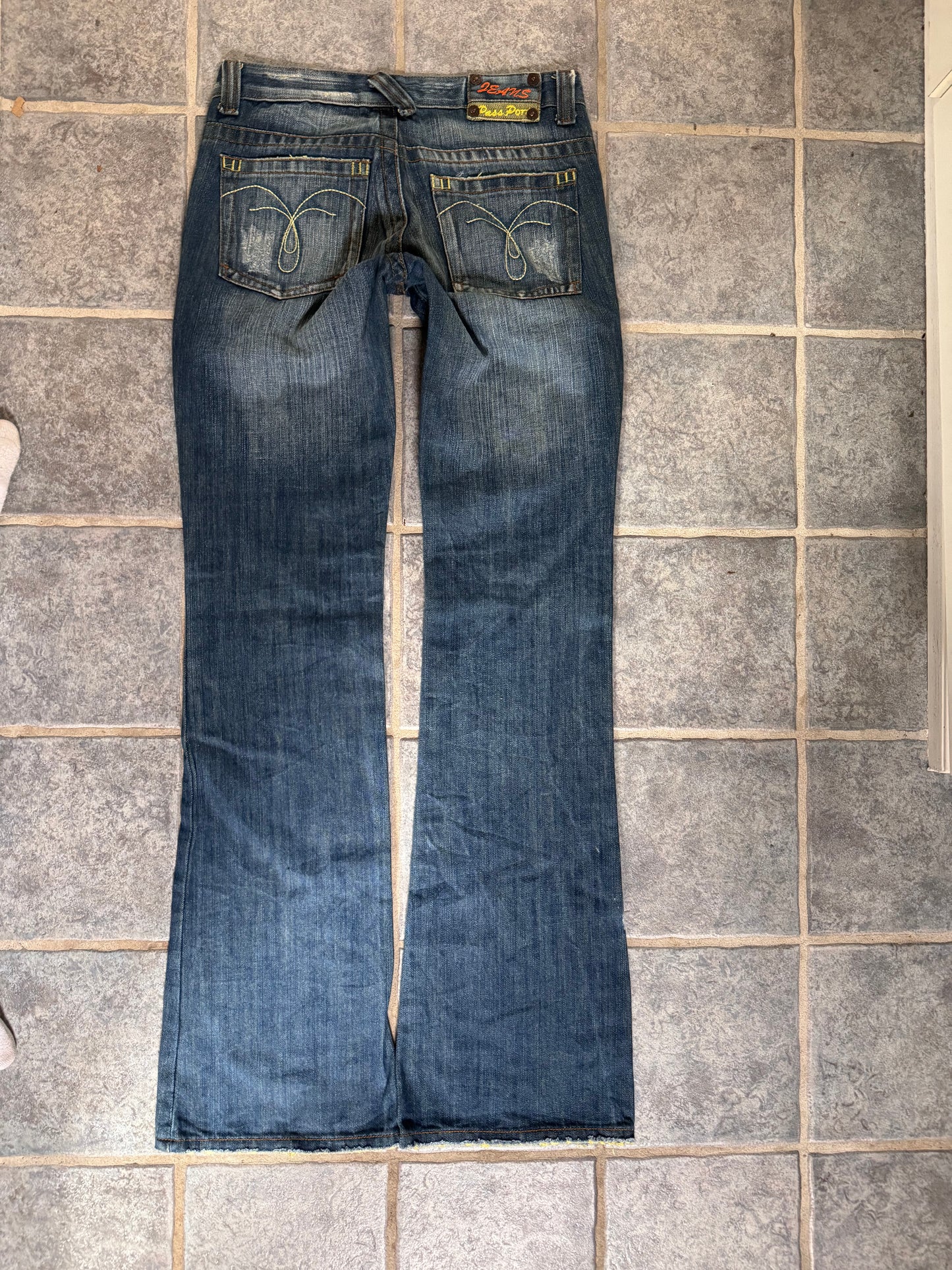 Lågmidjade jeans stl: XS