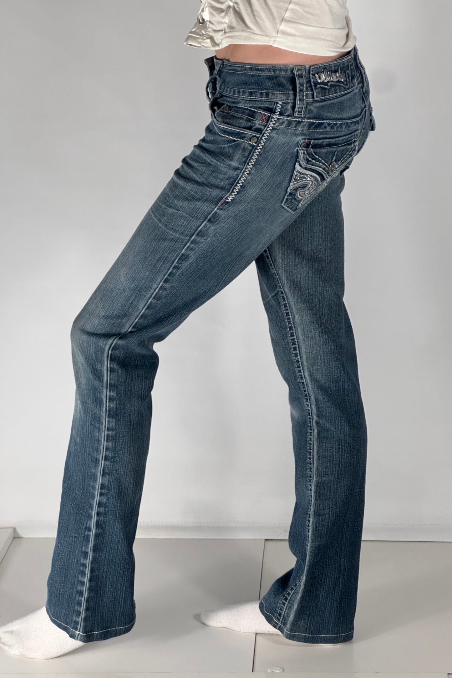 Lågmidjade jeans stl: XS