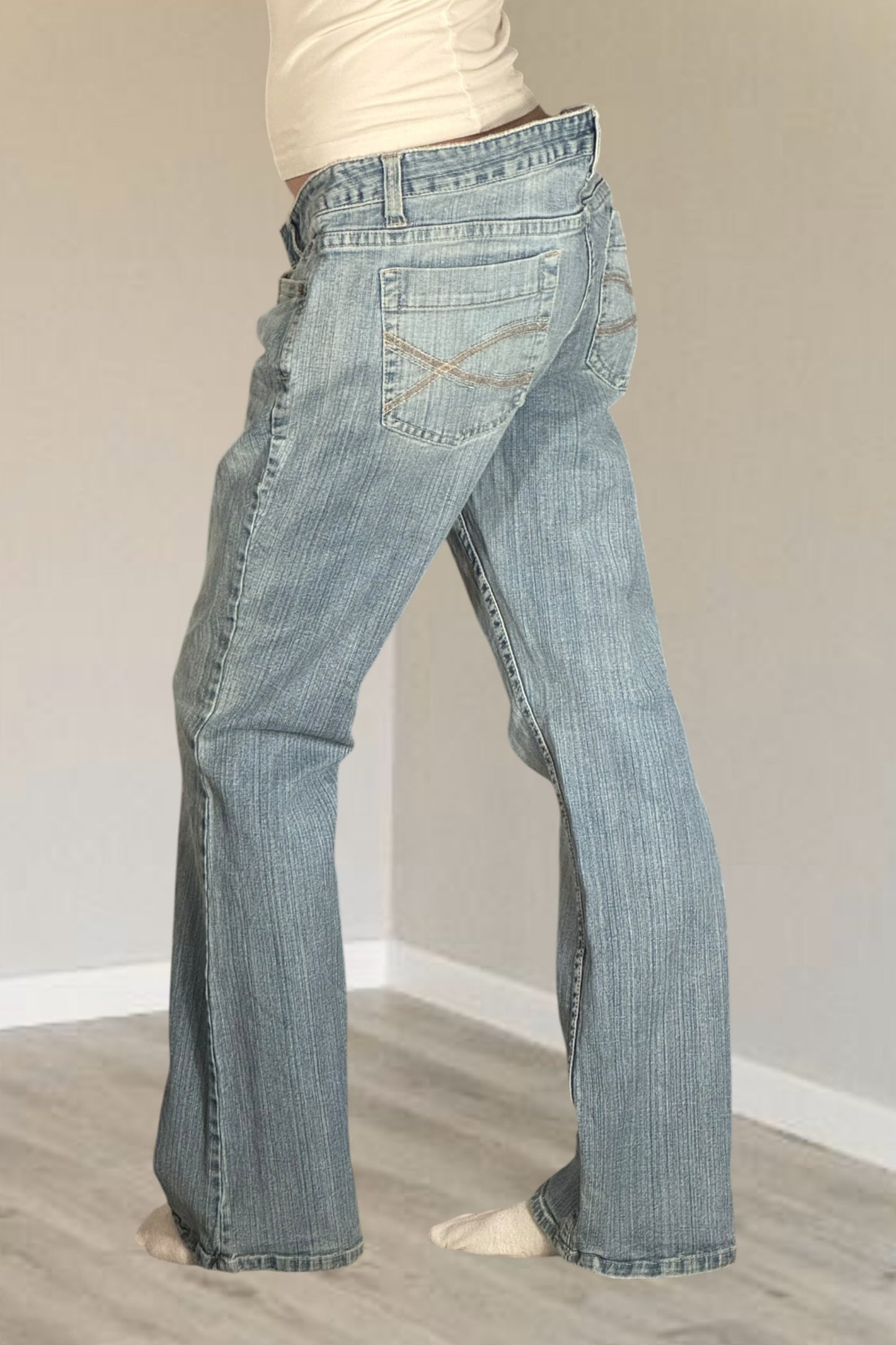 Lågmidjade jeans stl: L