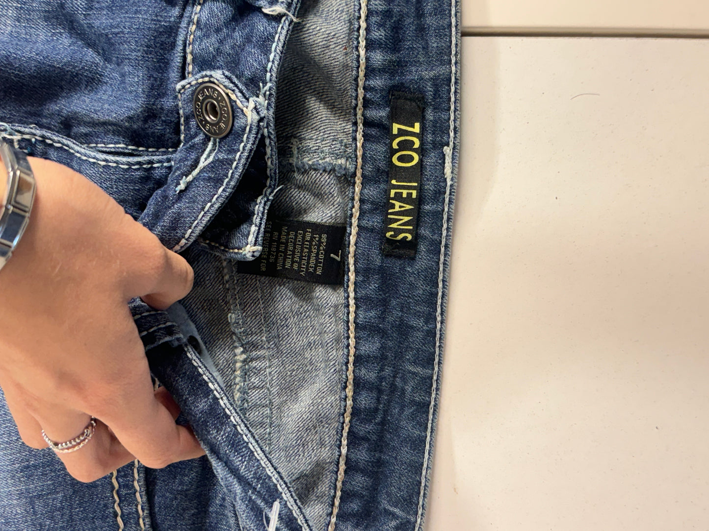 Lågmidjade jeans stl: S