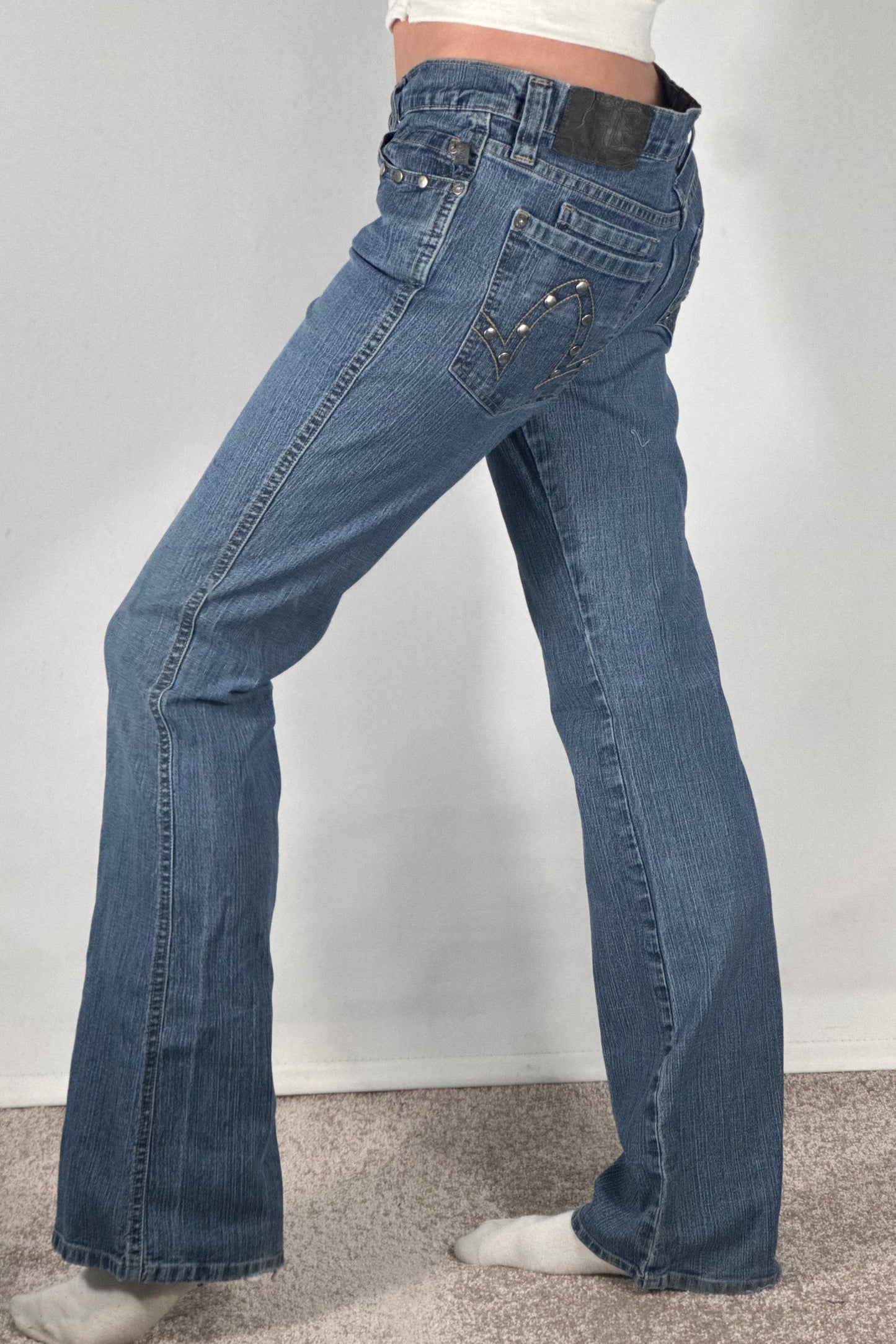 Lågmidjade jeans stl: S/M
