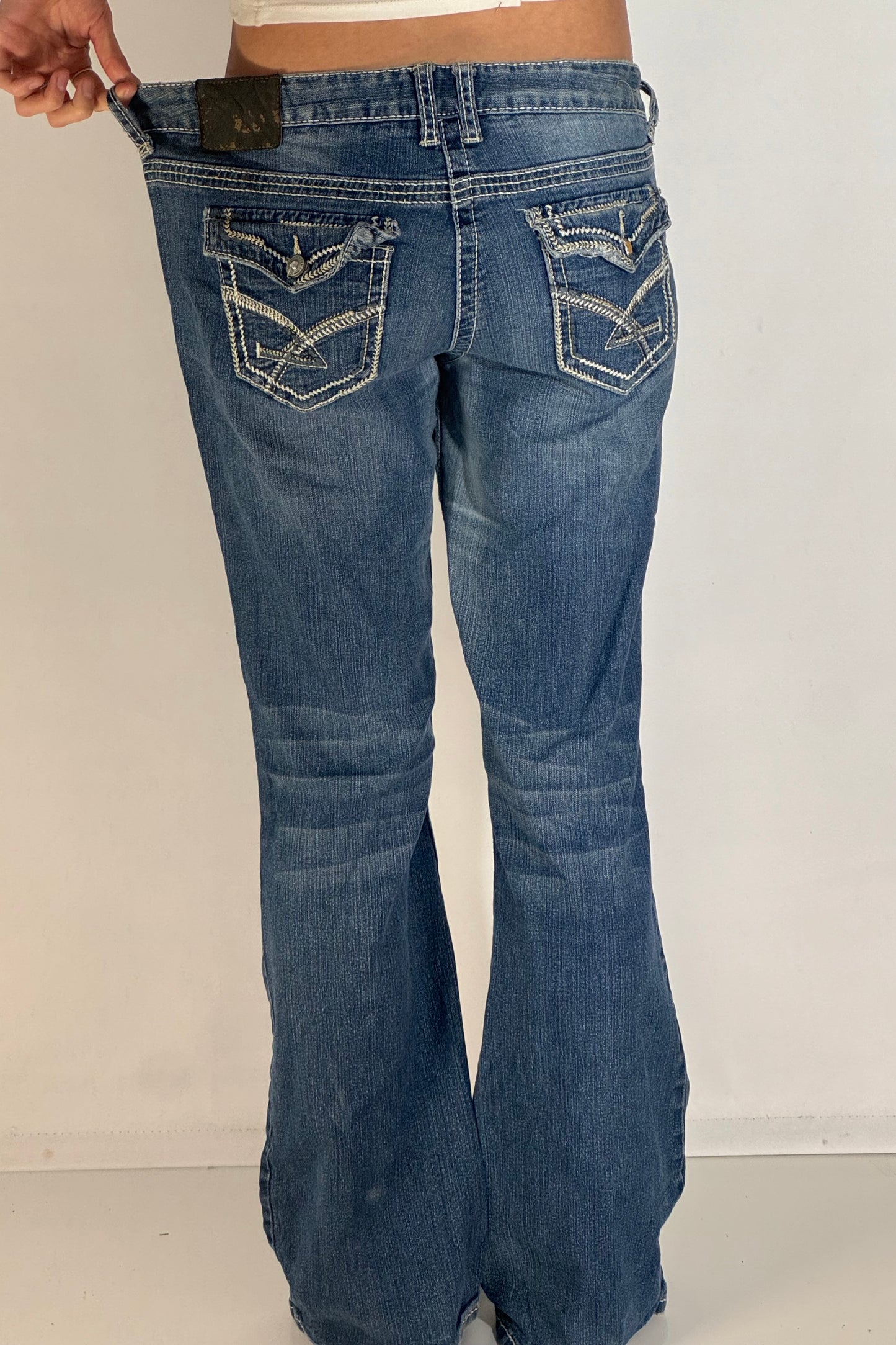 Lågmidjade jeans stl: M