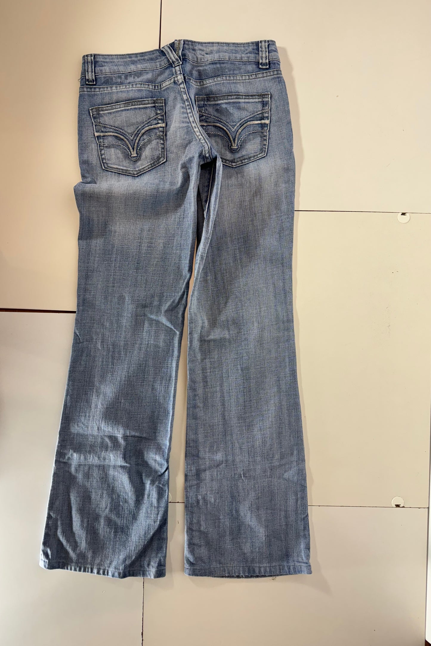 Lågmidjade jeans–stl: S