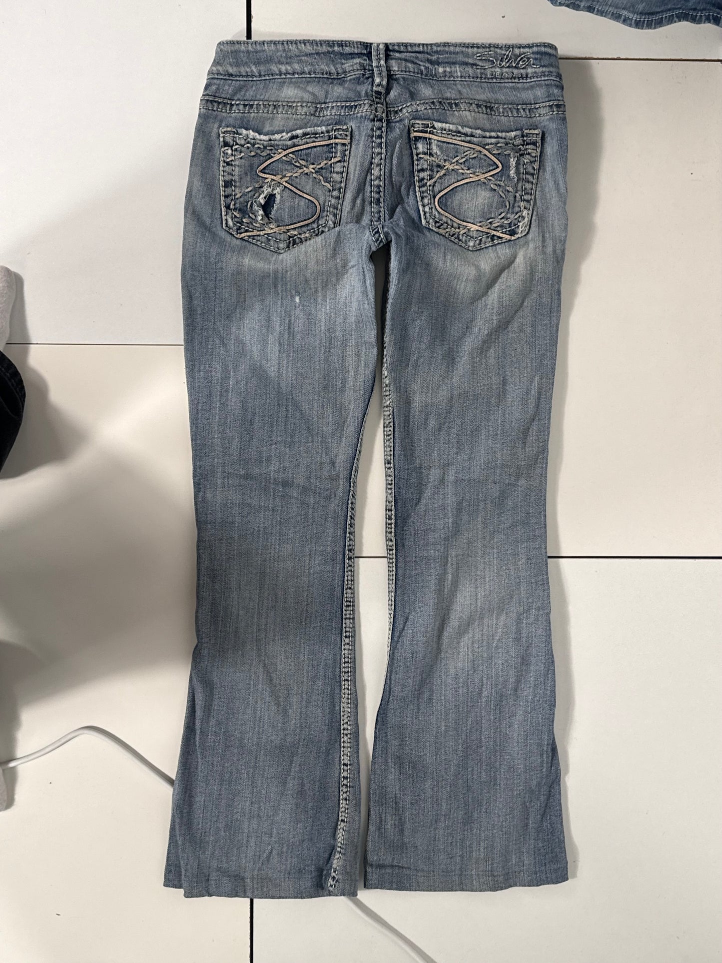 Lågmidjade jeans stl: S