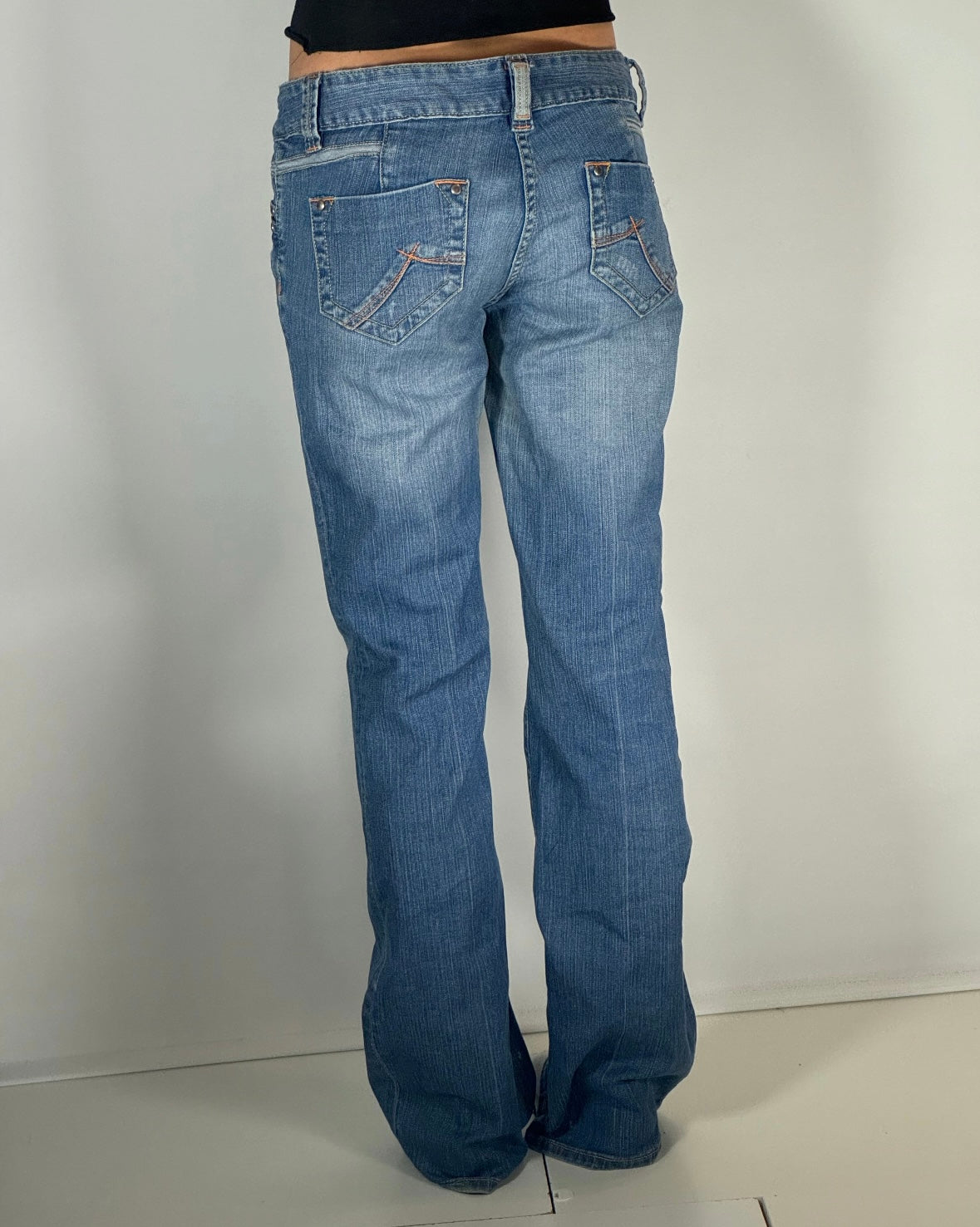 Lågmidjade jeans stl: M