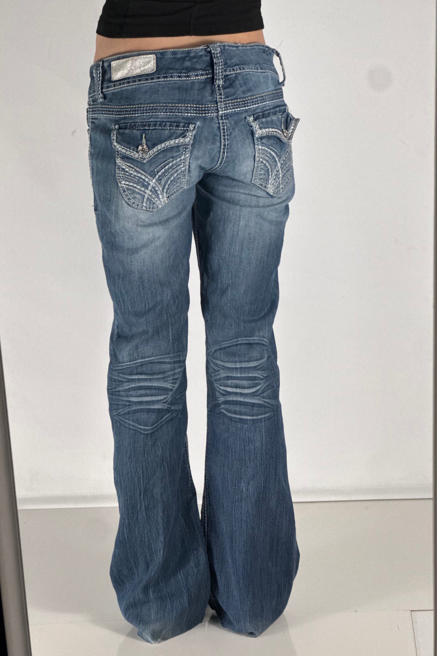 Lågmidjade jeans stl: M