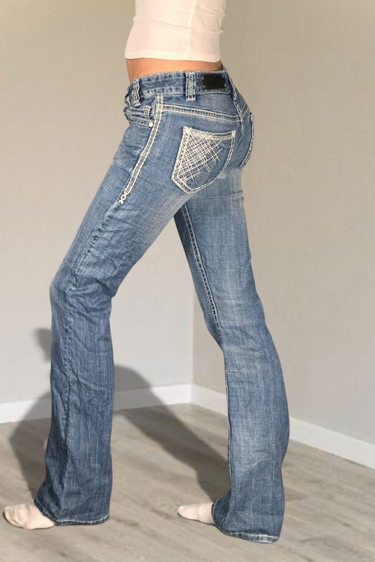 Lågmidjade jeans stl: XS