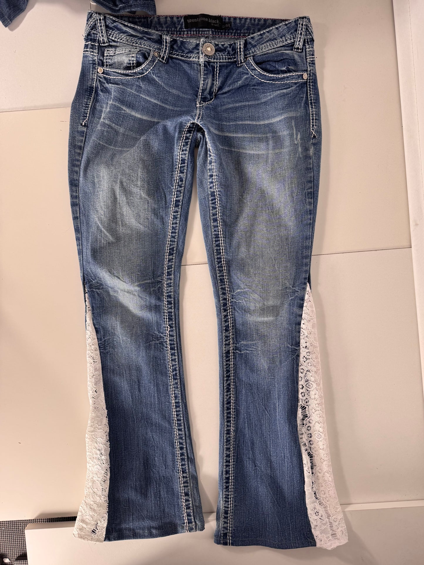 Lågmidjade jeans stl: XS