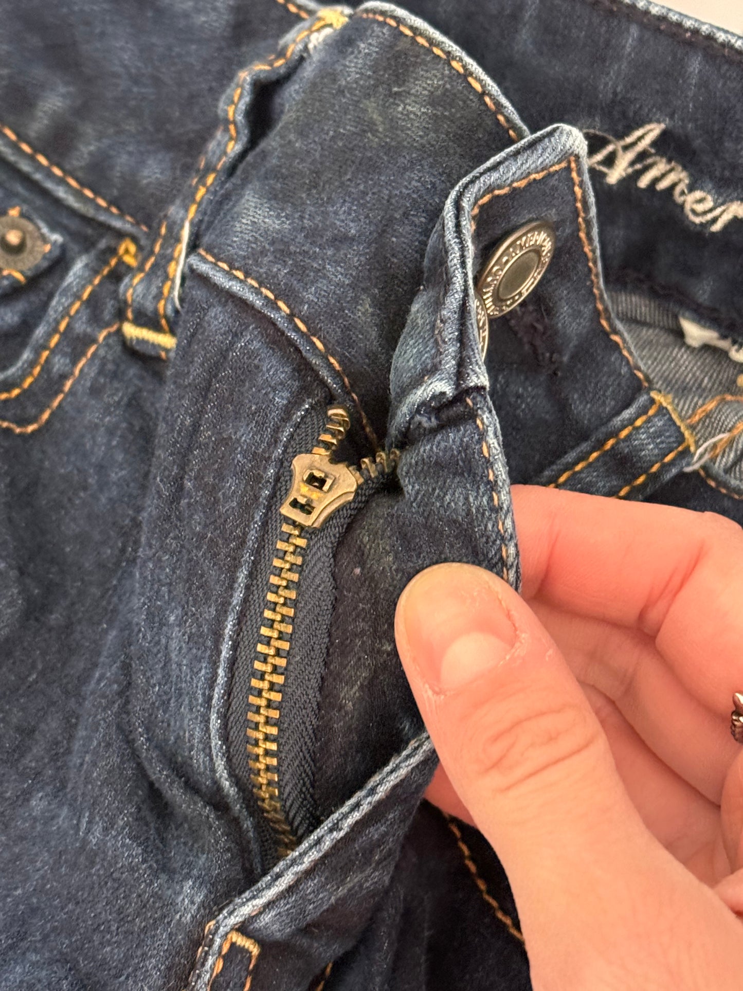 Lavtaljede jeans str: S