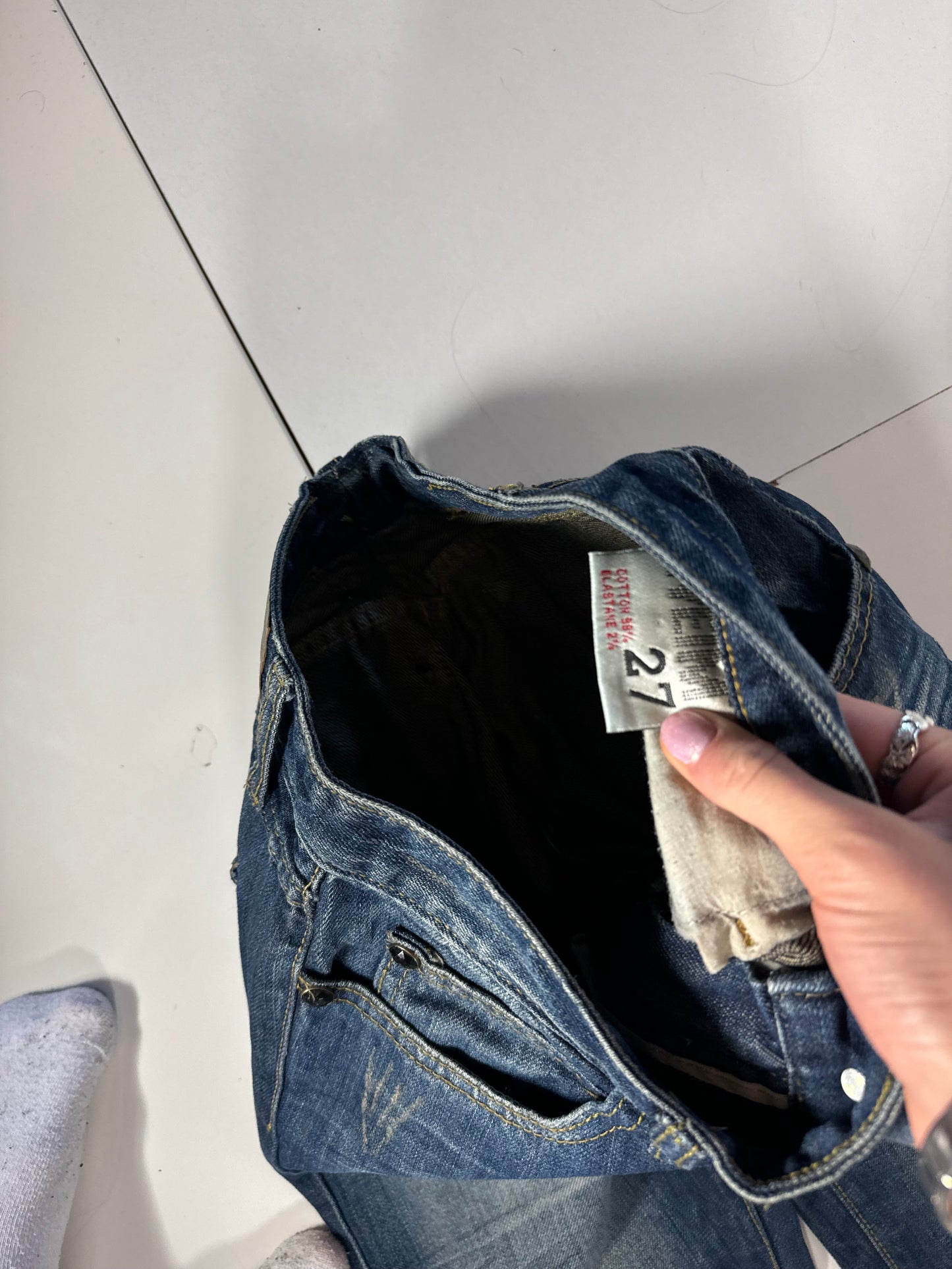 Lågmidjade jeans stl: XXS