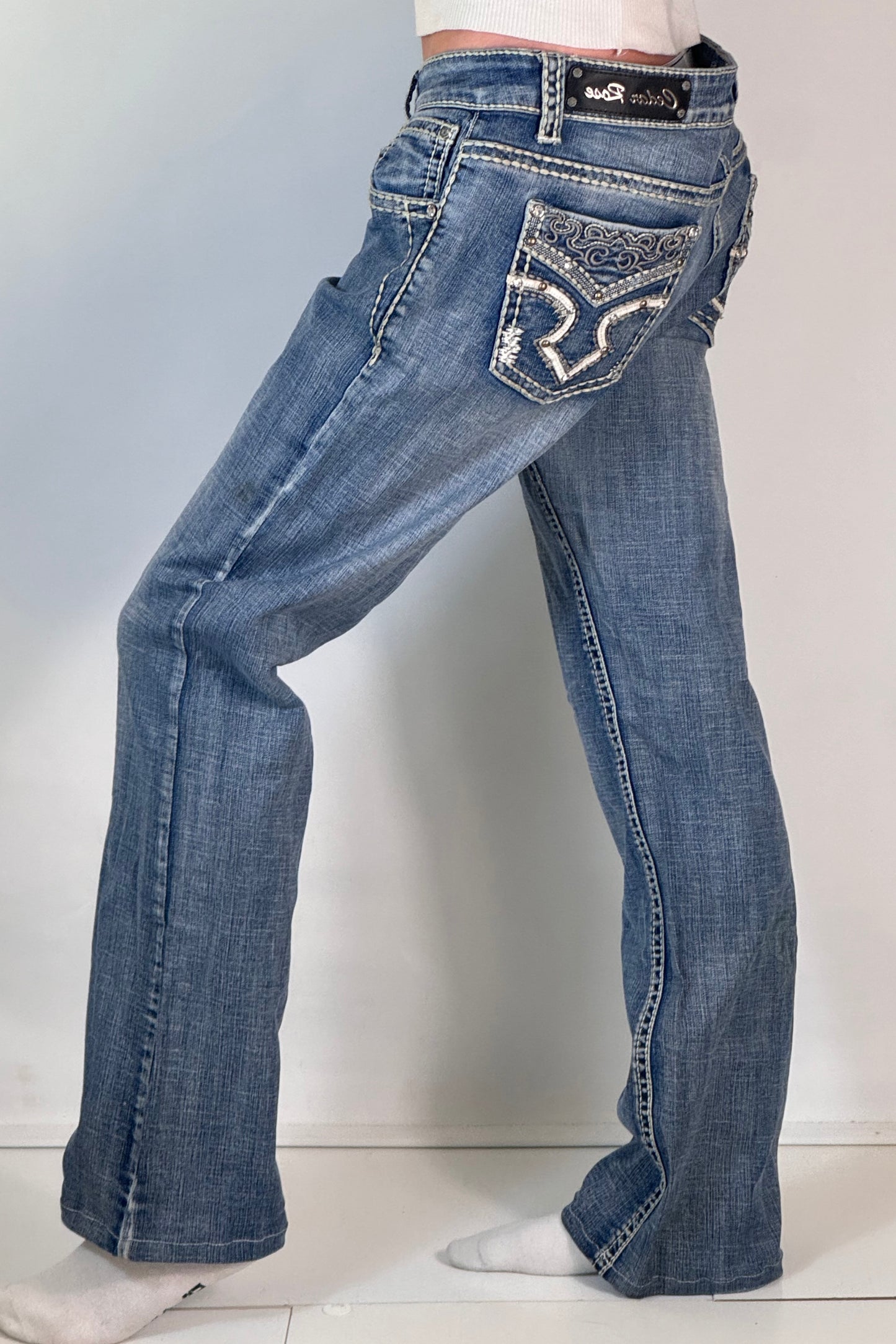 Lågmidjade jeans stl: M