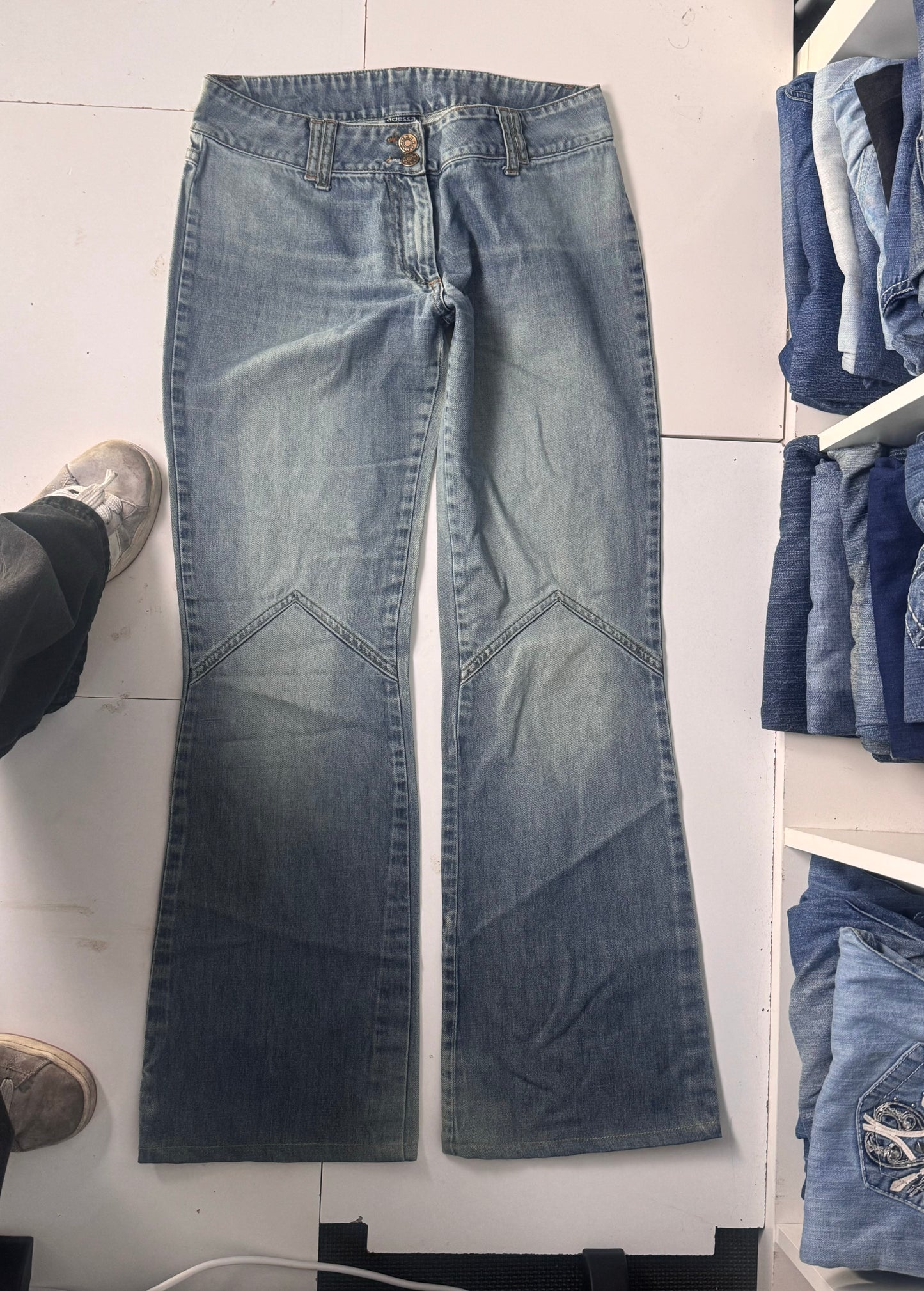Lågmidjade jeans stl: S