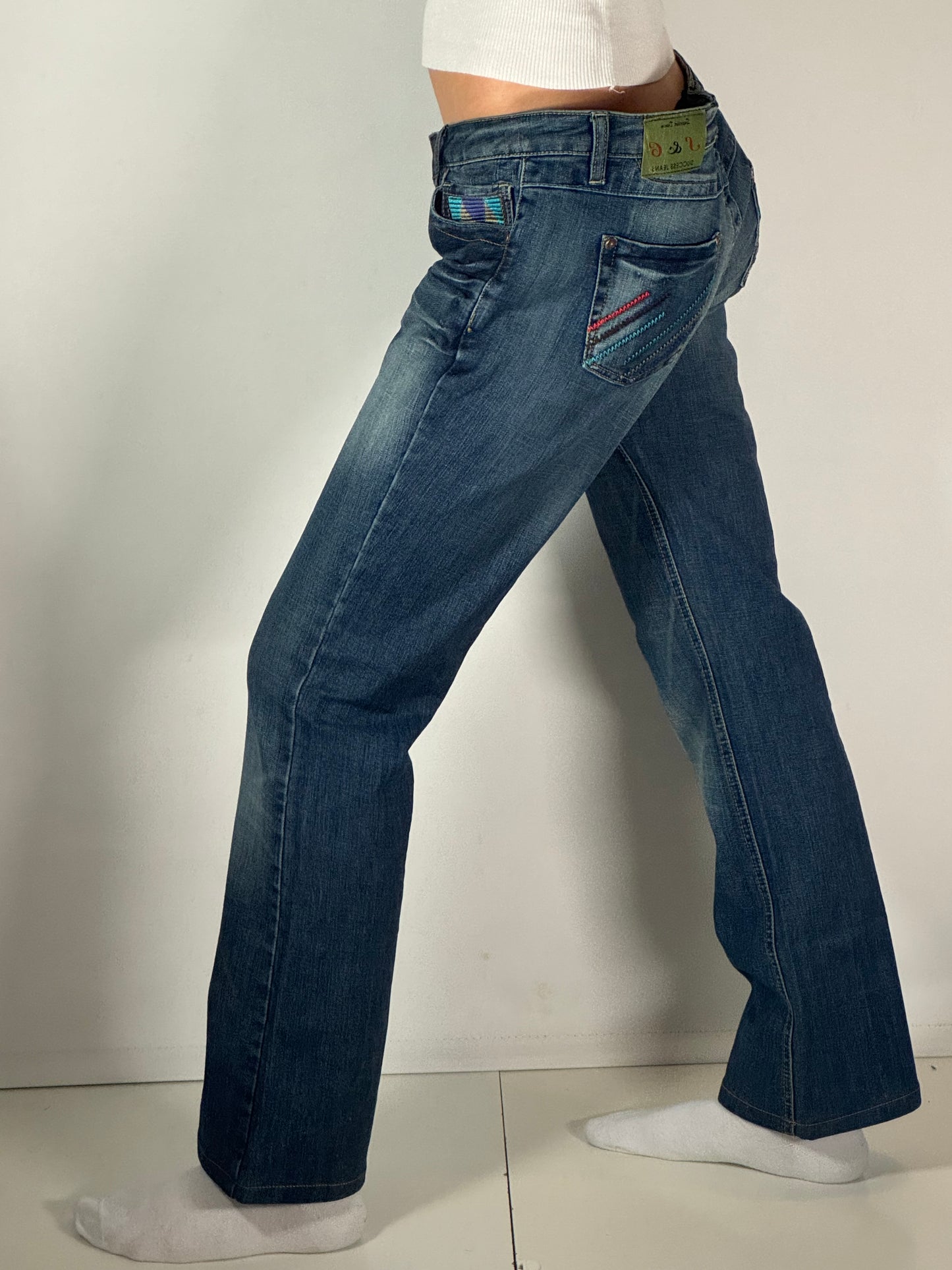 Lågmidjade jeans stl: M