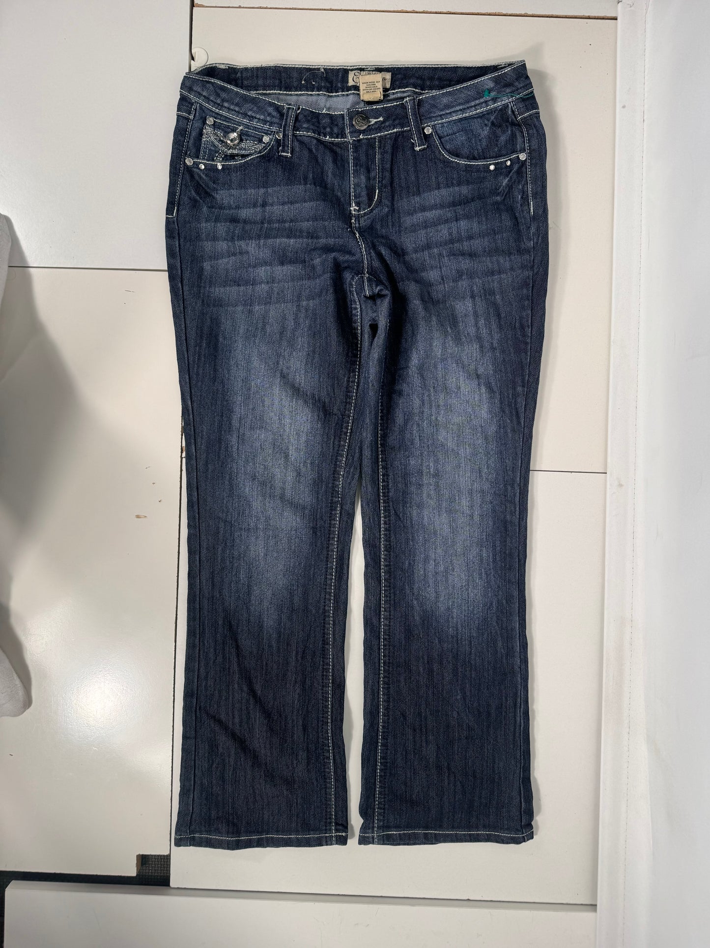 Lavtaljede jeans str: M