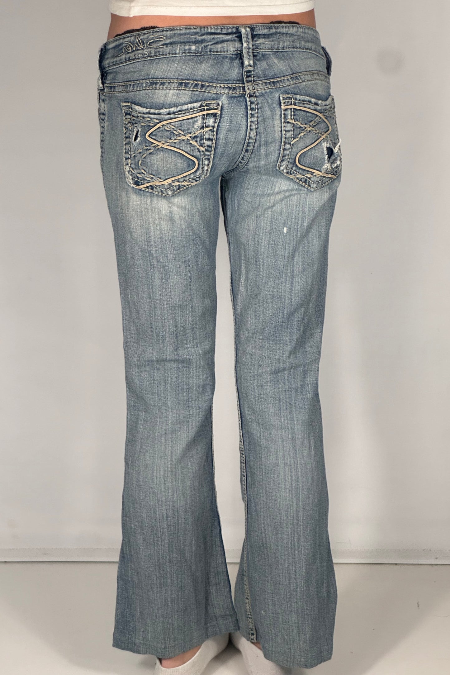 Lågmidjade jeans stl: S