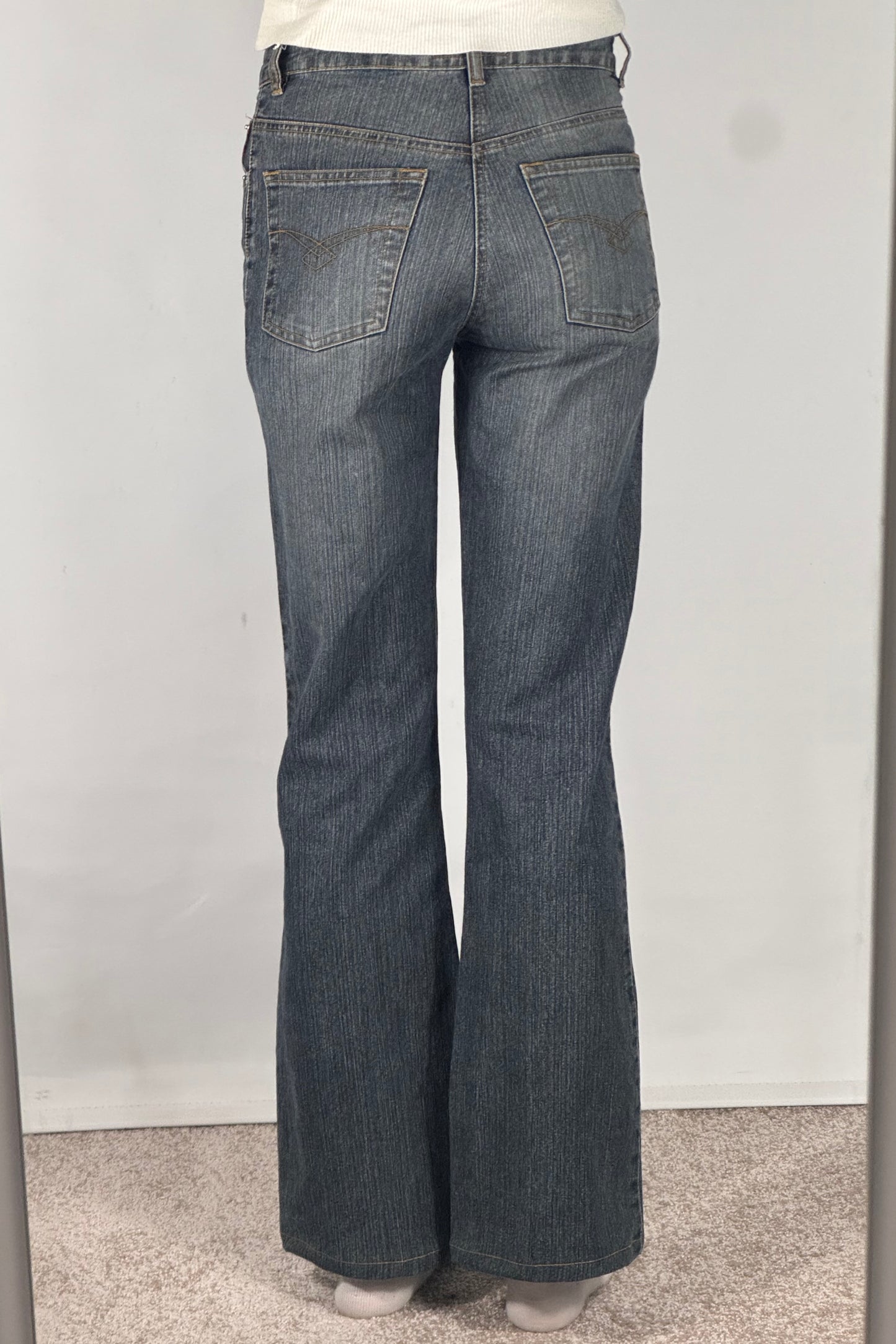 Utsvingte jeans str: XXS