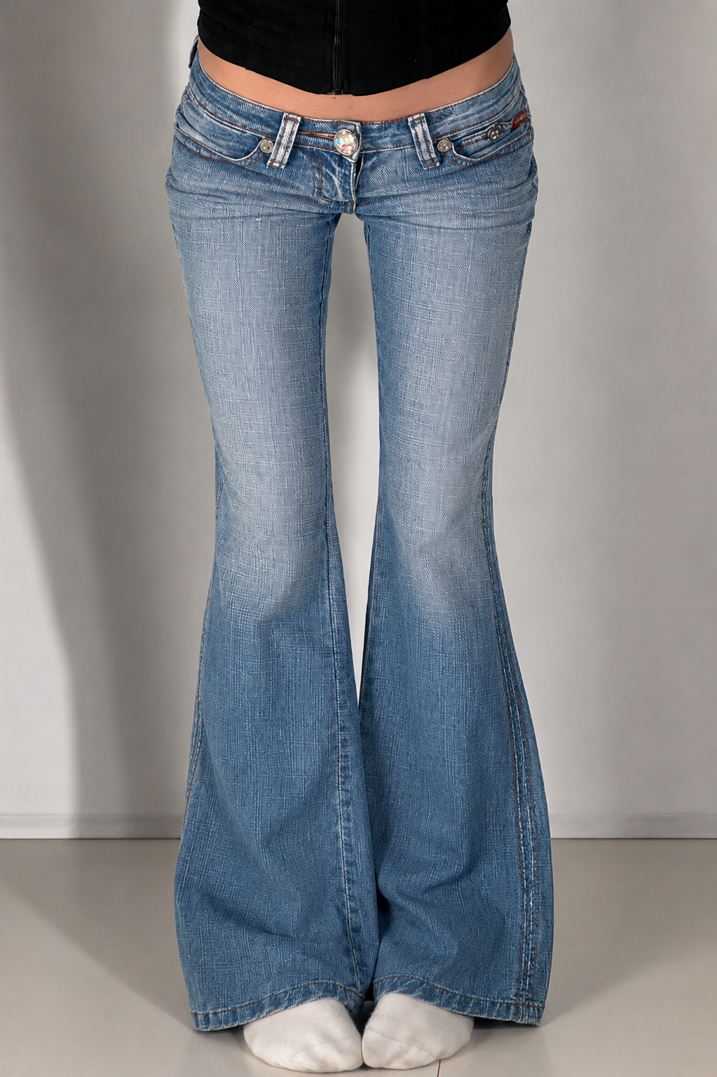 Lågmidjade jeans stl: XS