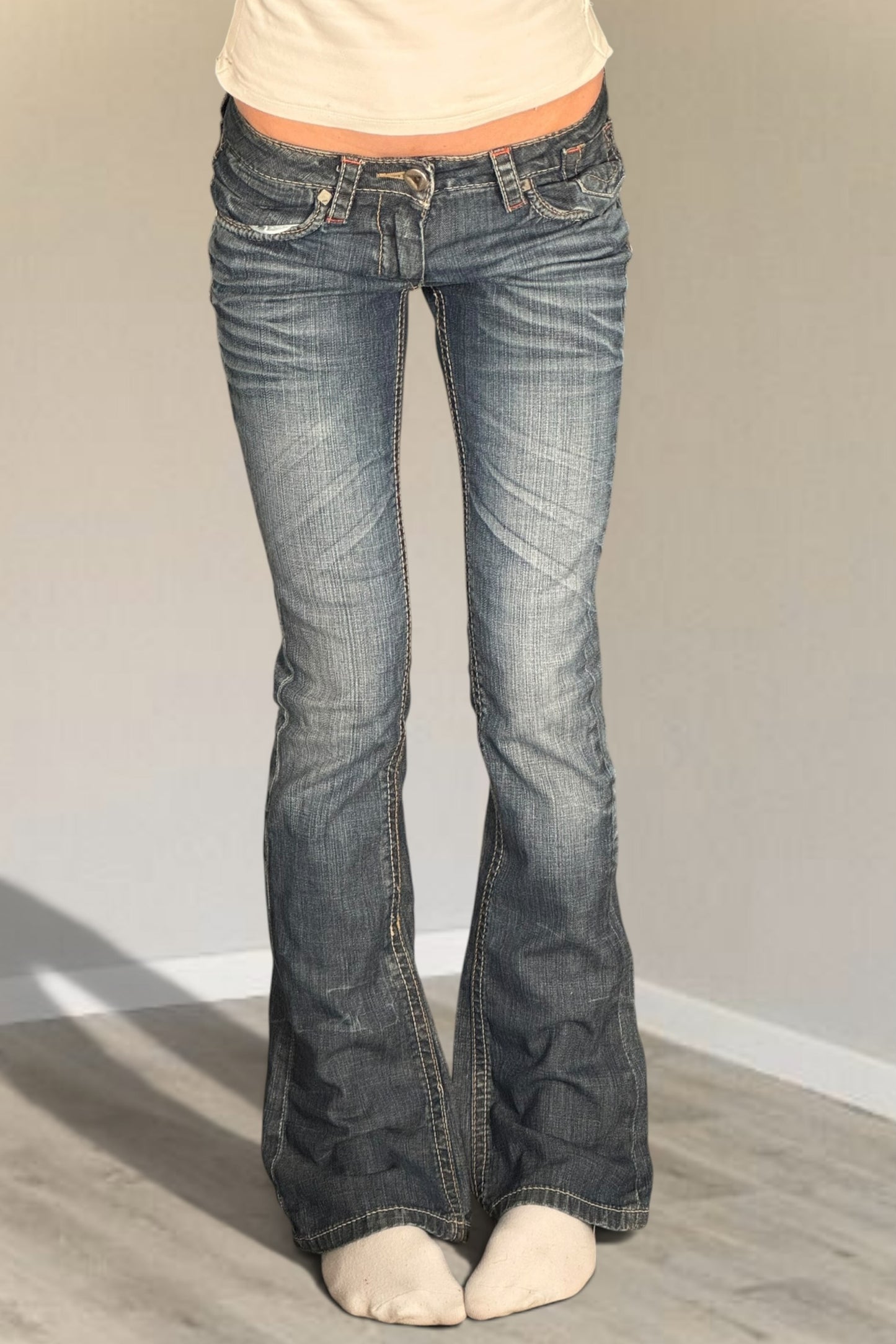 Lågmidjade jeans stl: XXS