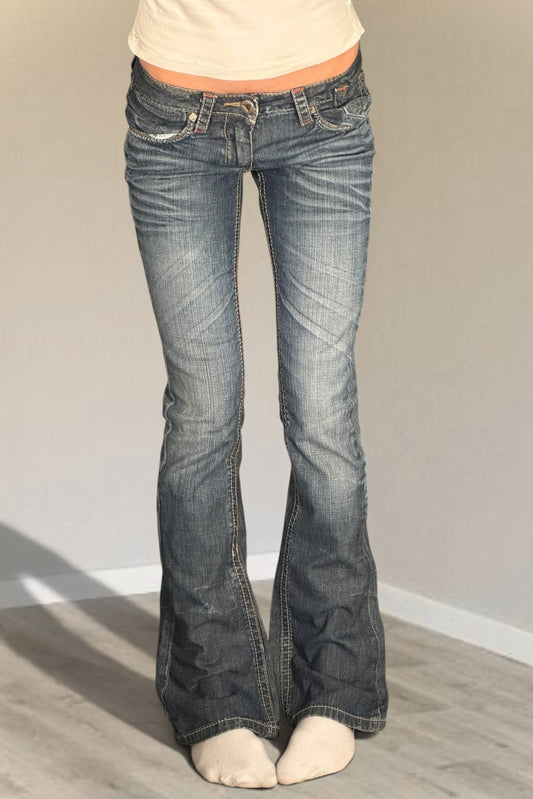 Lågmidjade jeans stl: XXS
