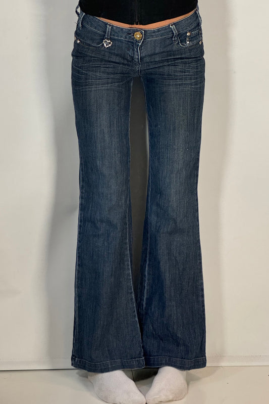 Lågmidjade jeans stl: XS