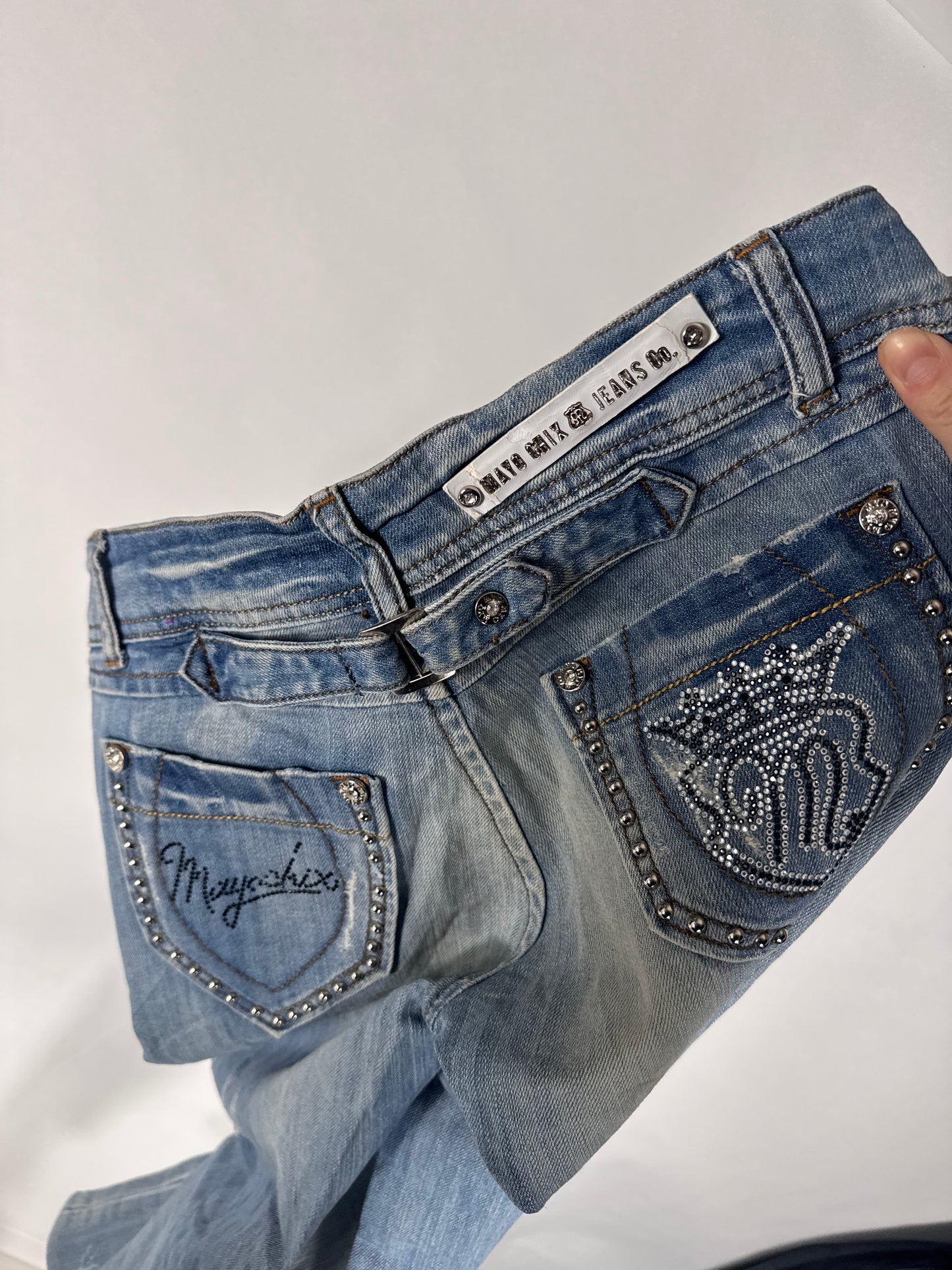Lavtaljede jeans str: XS
