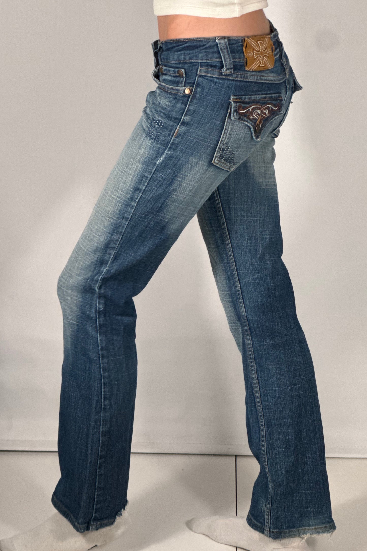 Lågmidjade jeans stl: XS