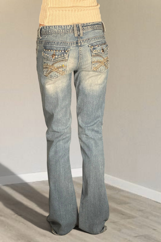 Lågmidjade jeans stl: XS