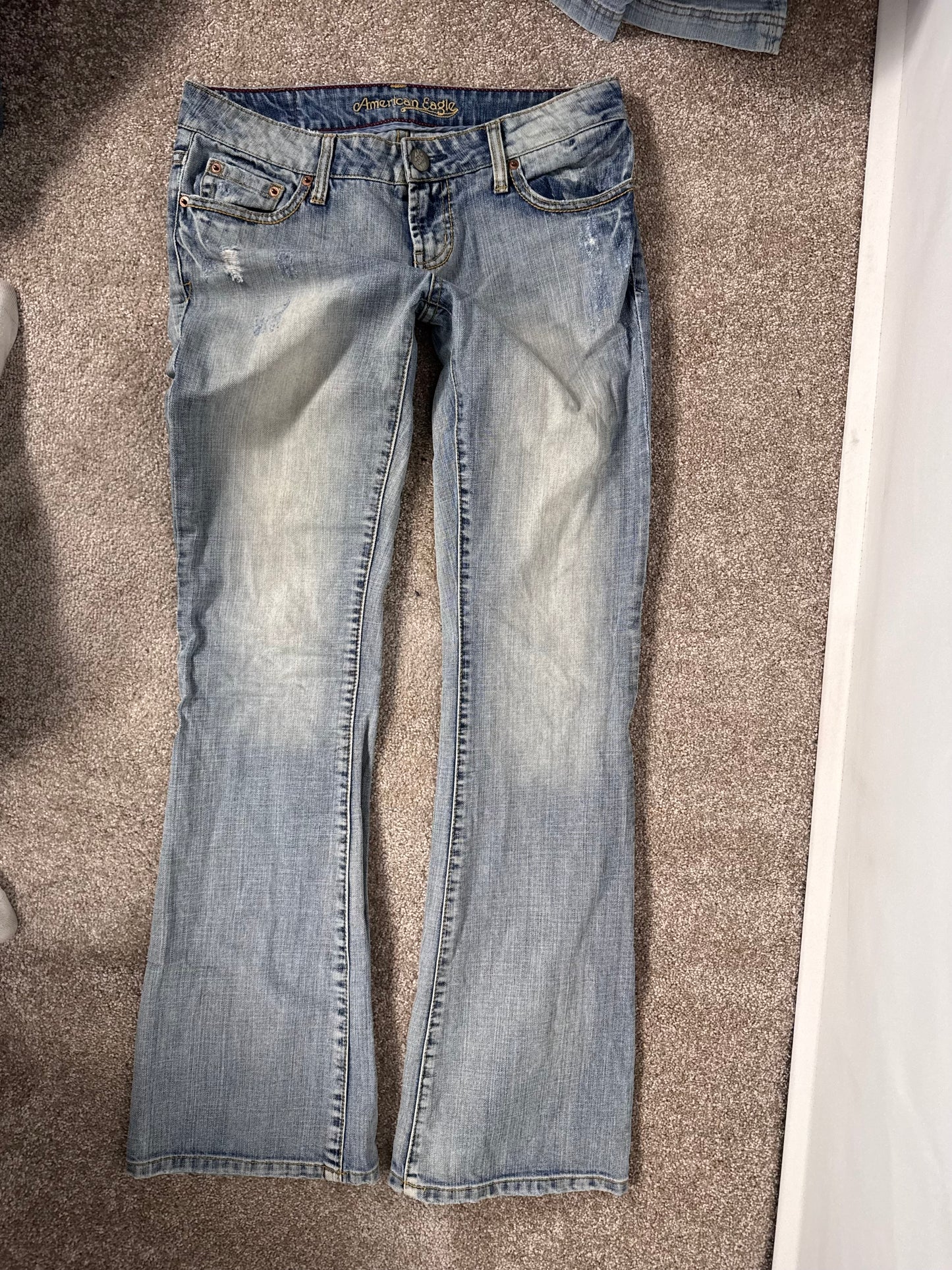 Lågmidjade jeans stl: S