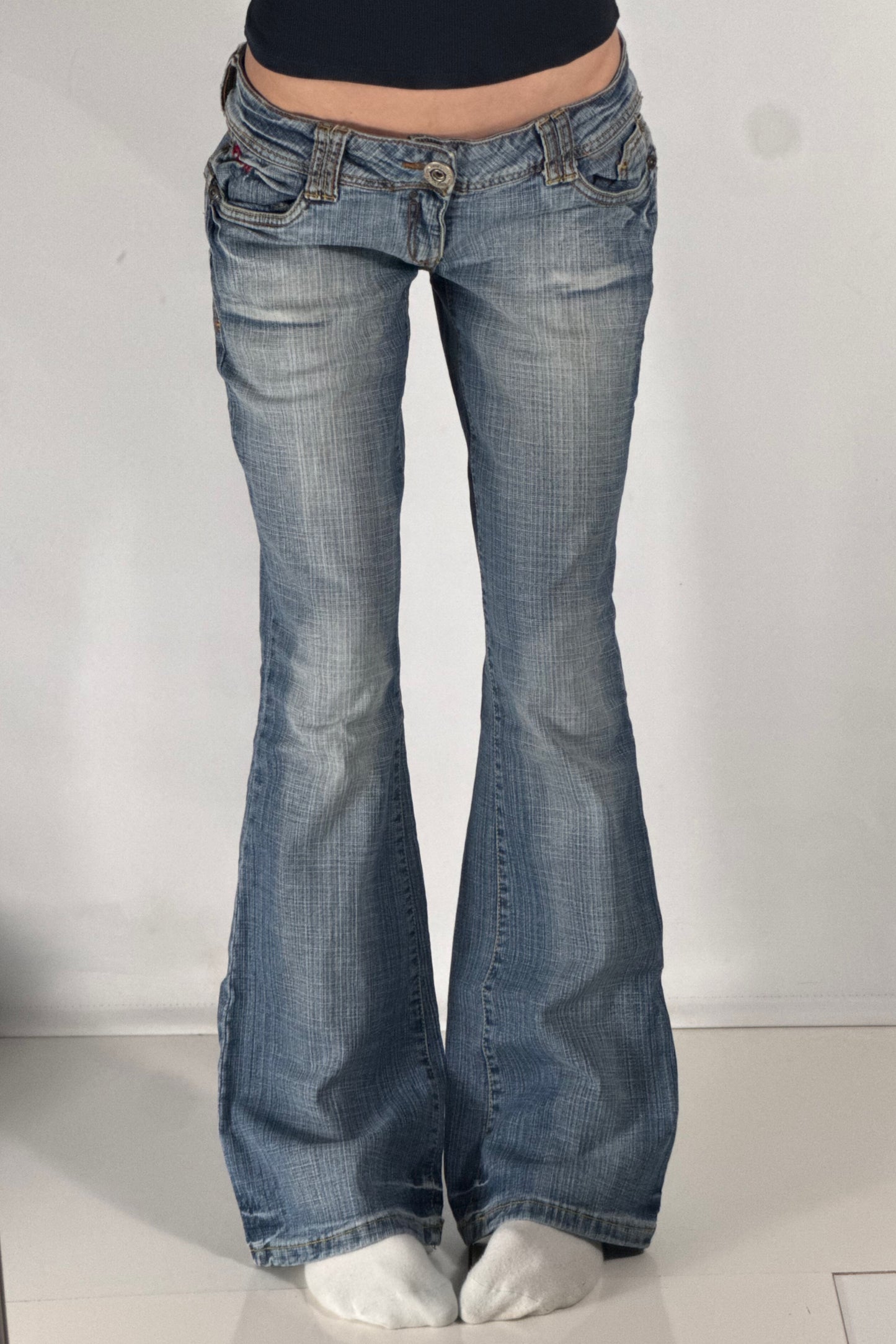 Lågmidjade jeans stl: S