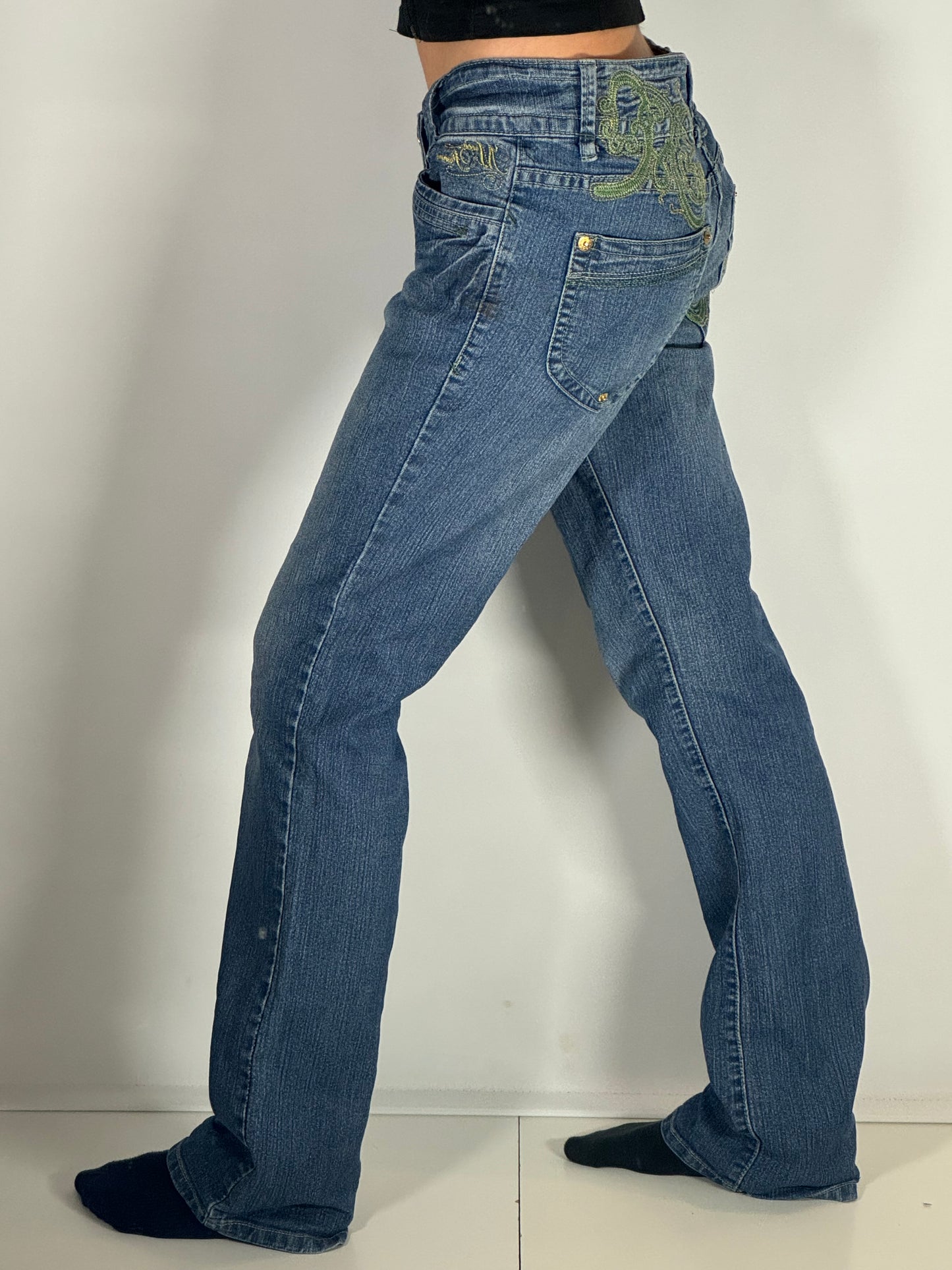 Lågmidjade jeans stl: S