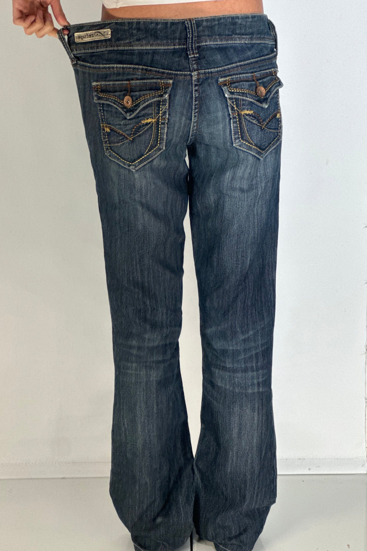 Lågmidjade jeans stl: S/M