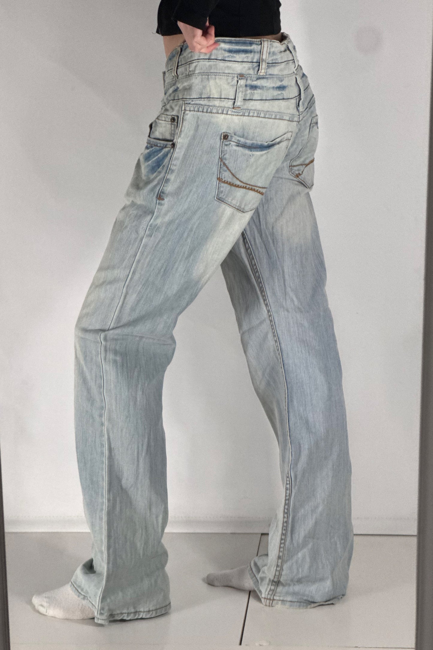 Lågmidjade jeans stl: M