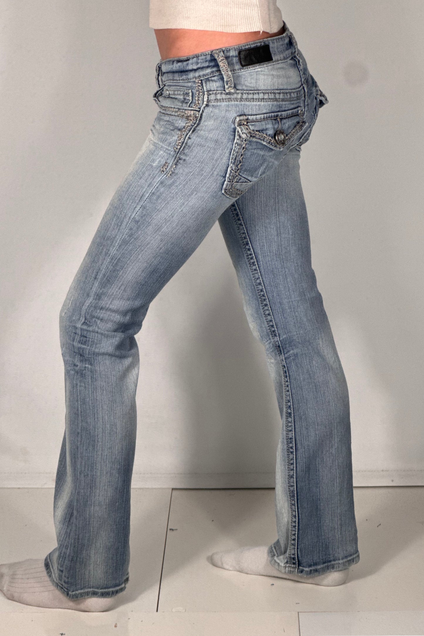 Lågmidjade jeans stl: XS