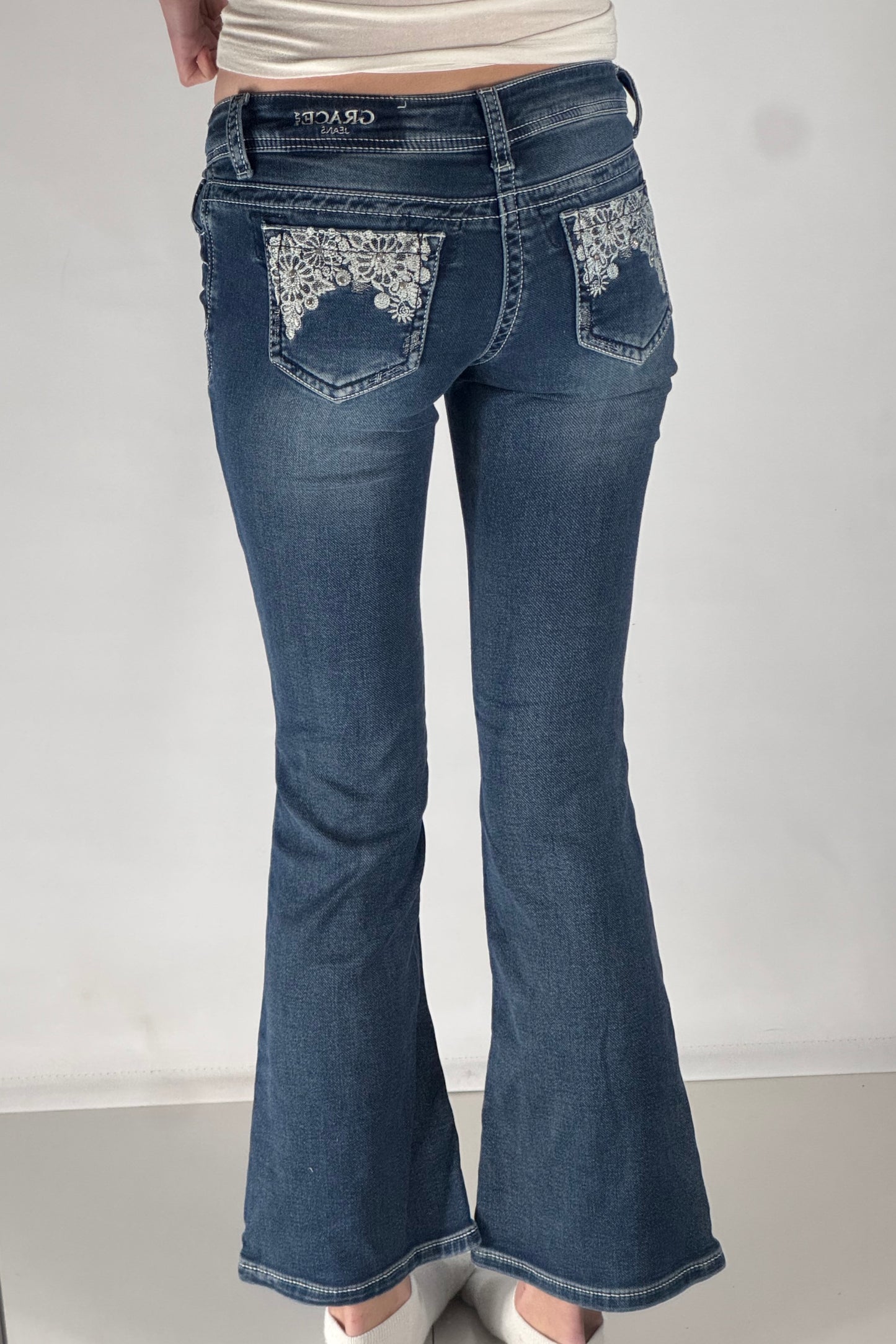 Lågmidjade jeans stl: XXS