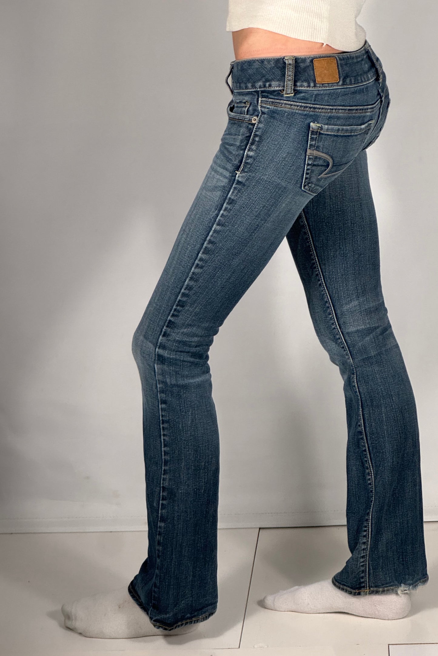 Lavt-sittende jeans str: XS