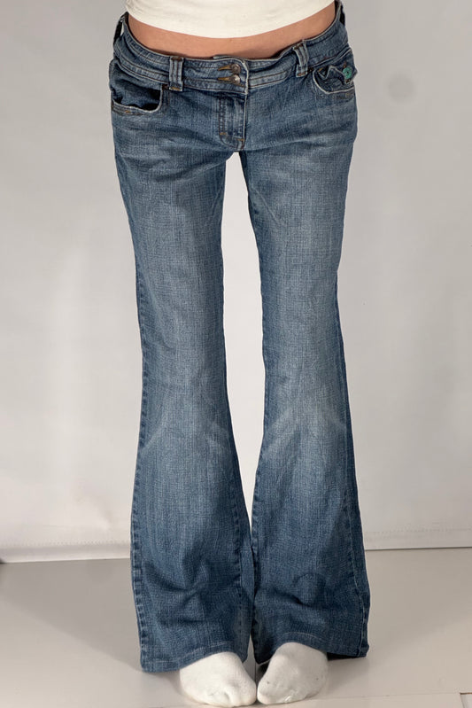Lågmidjade jeans stl: M