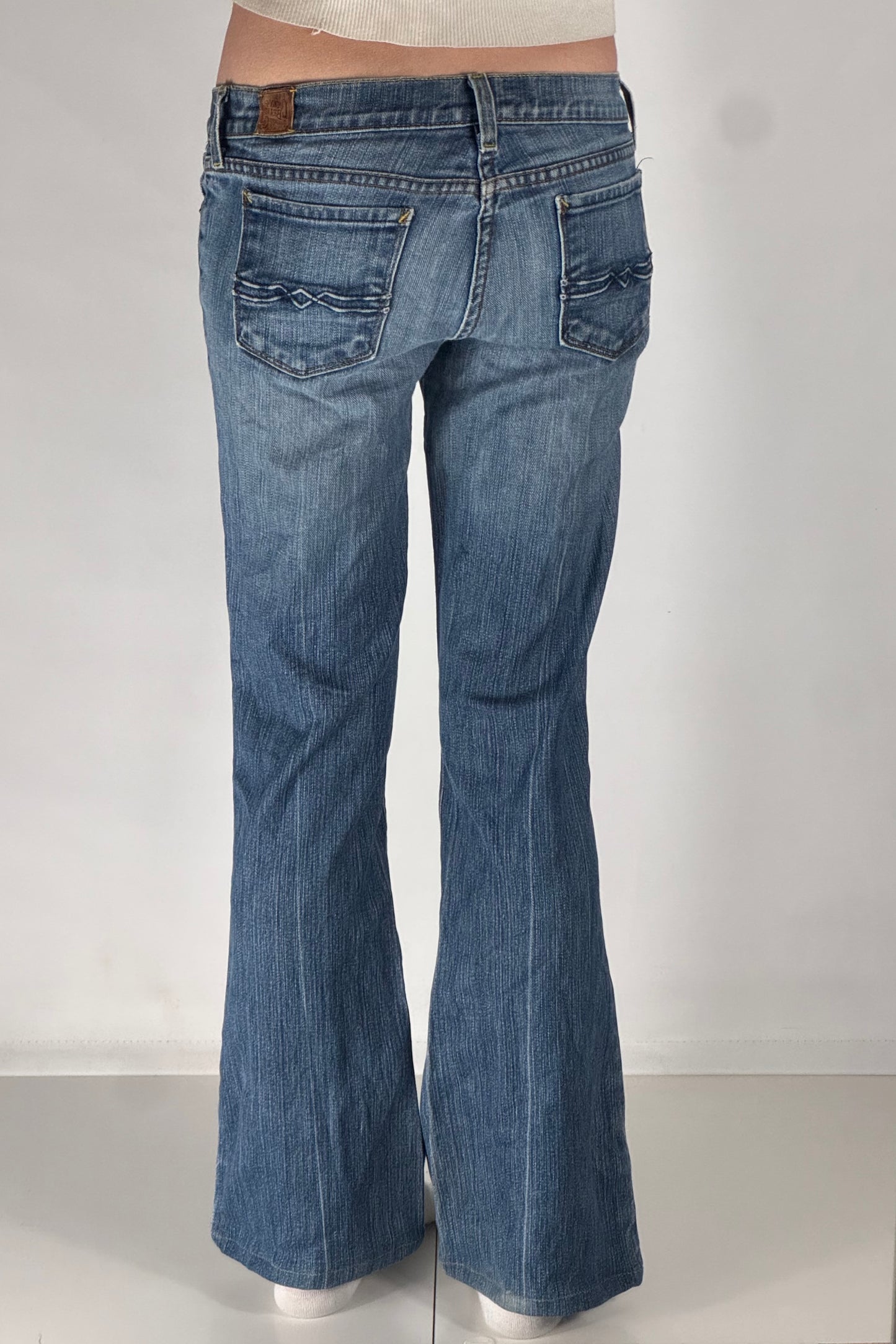 Lavtaljede jeans str: S