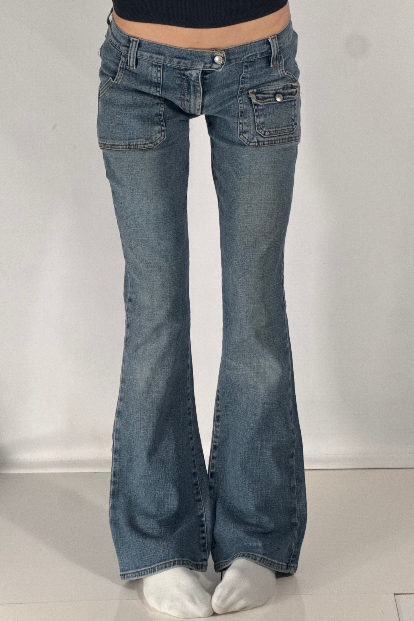 Lågmidjade jeans stl: XS