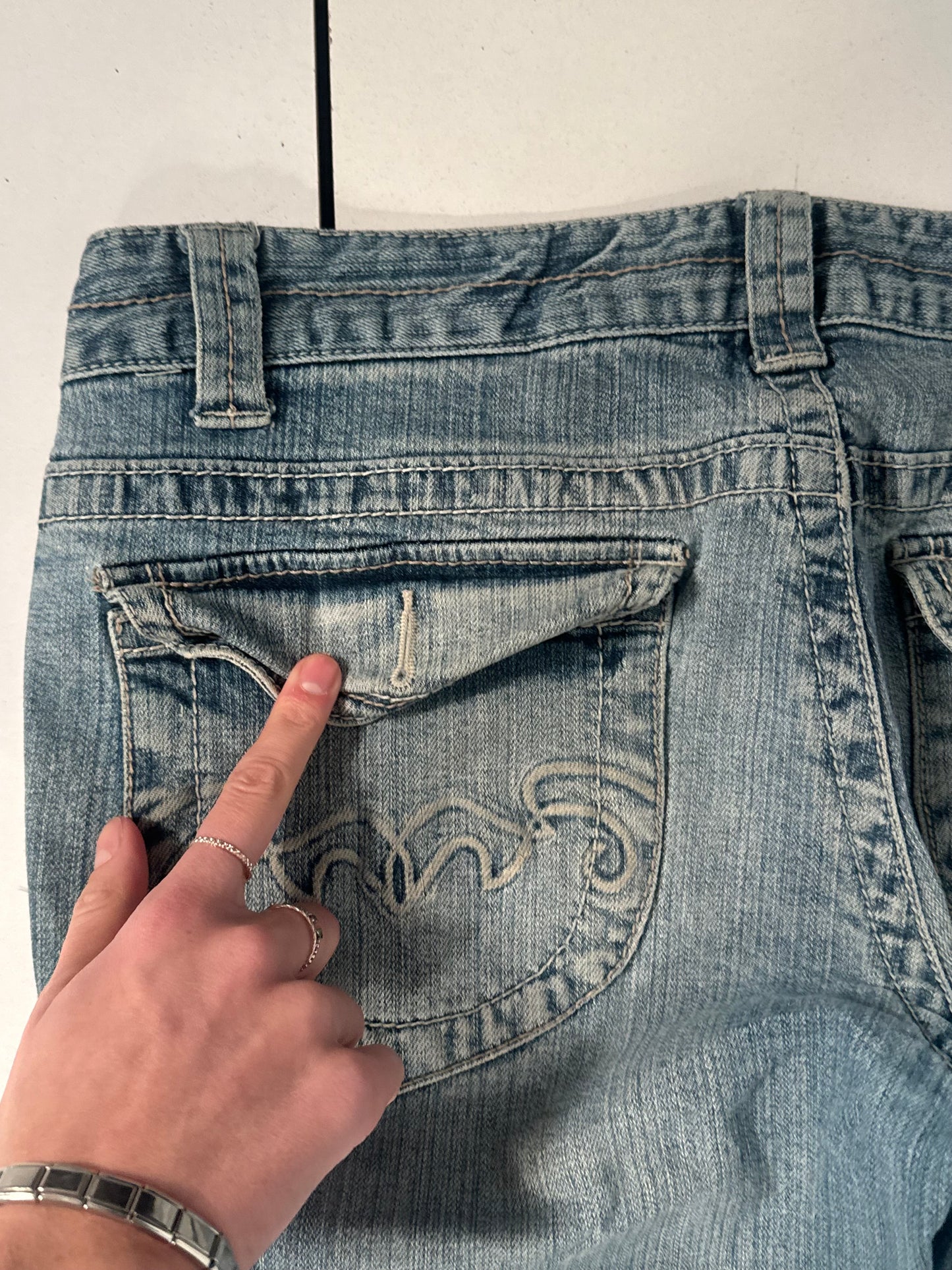 Lågmidjade jeans stl: M