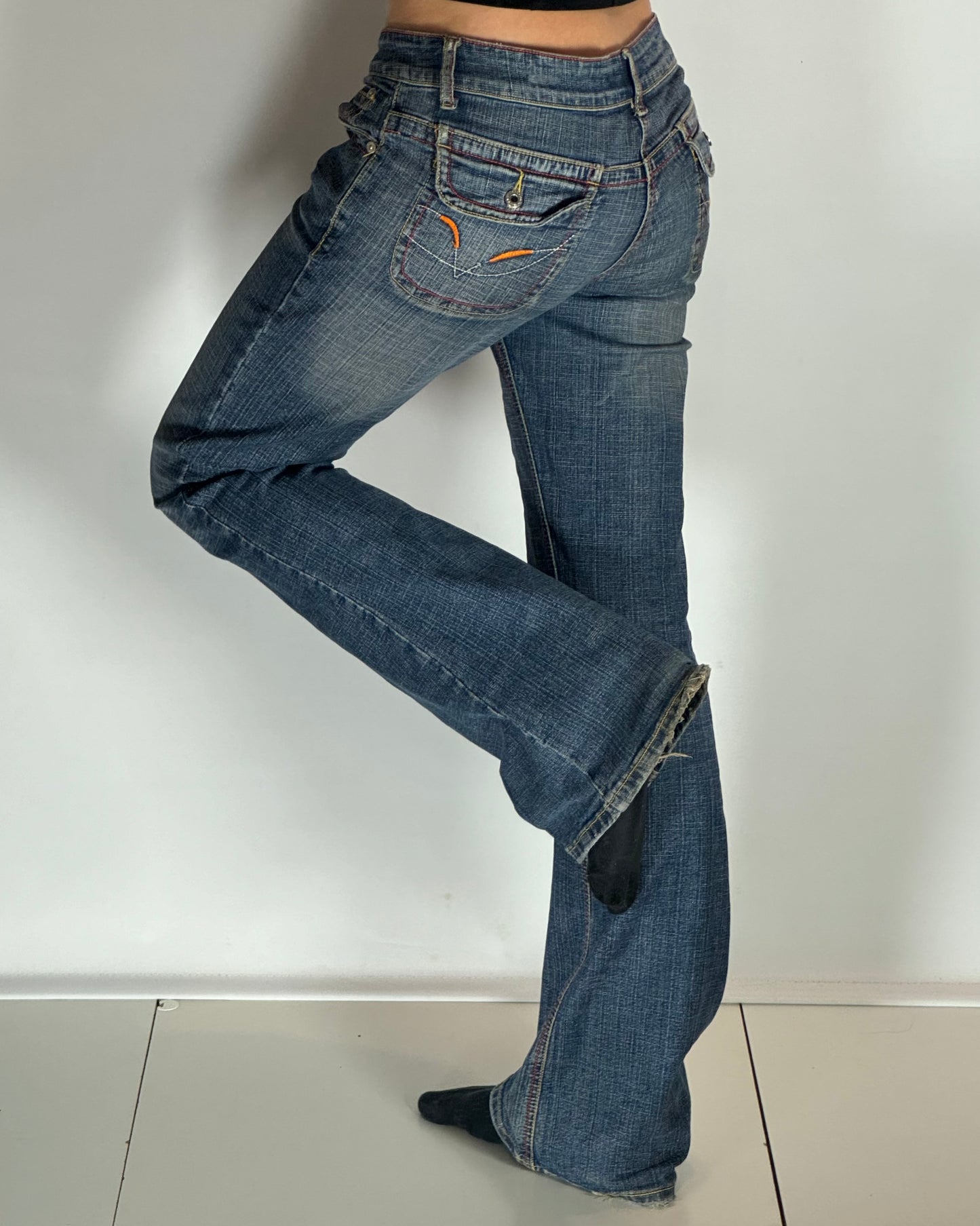 Lågmidjade jeans stl: S