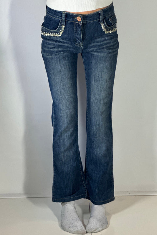 Lågmidjade jeans stl: XS