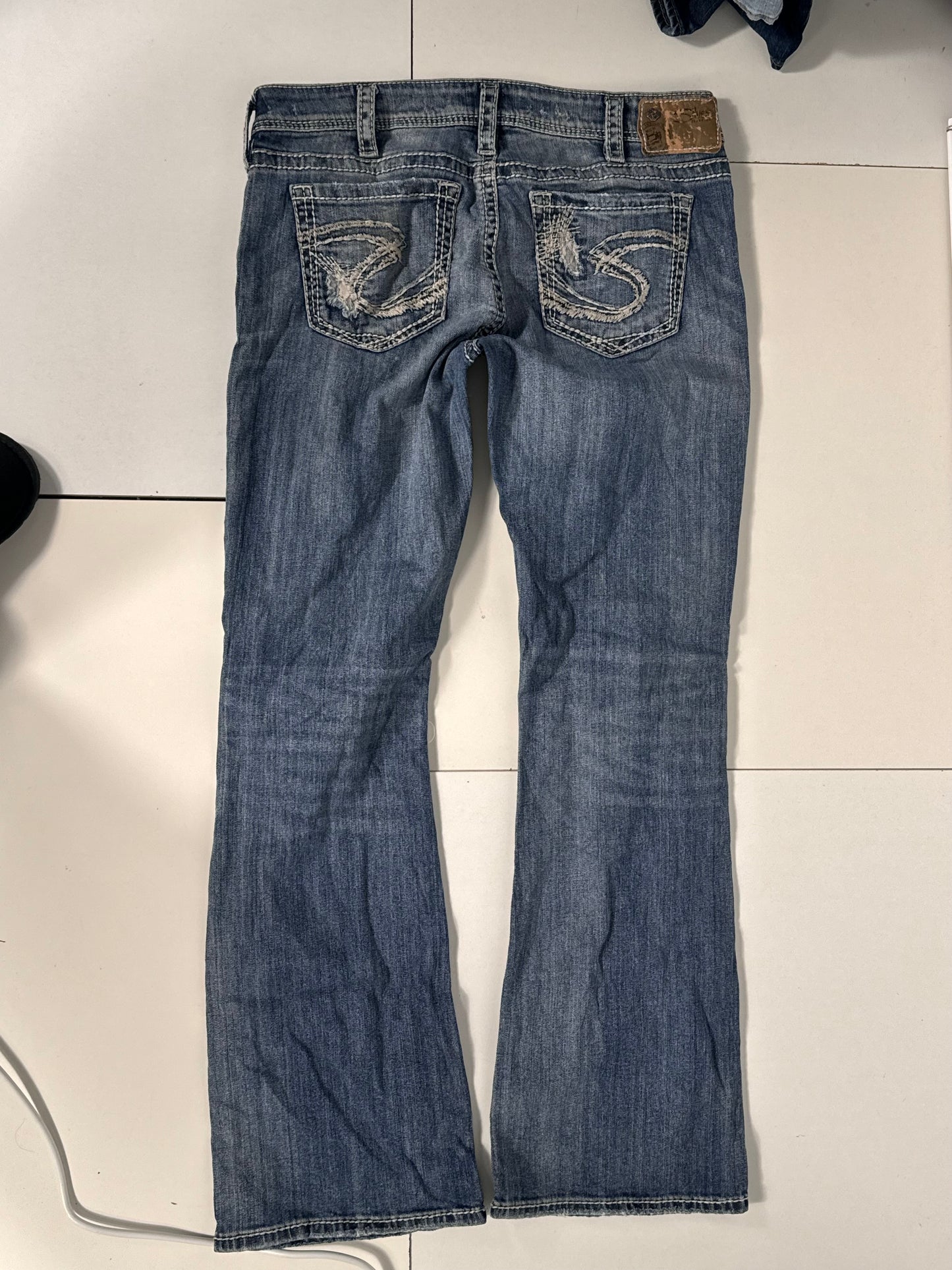 Lågmidjade jeans stl: M
