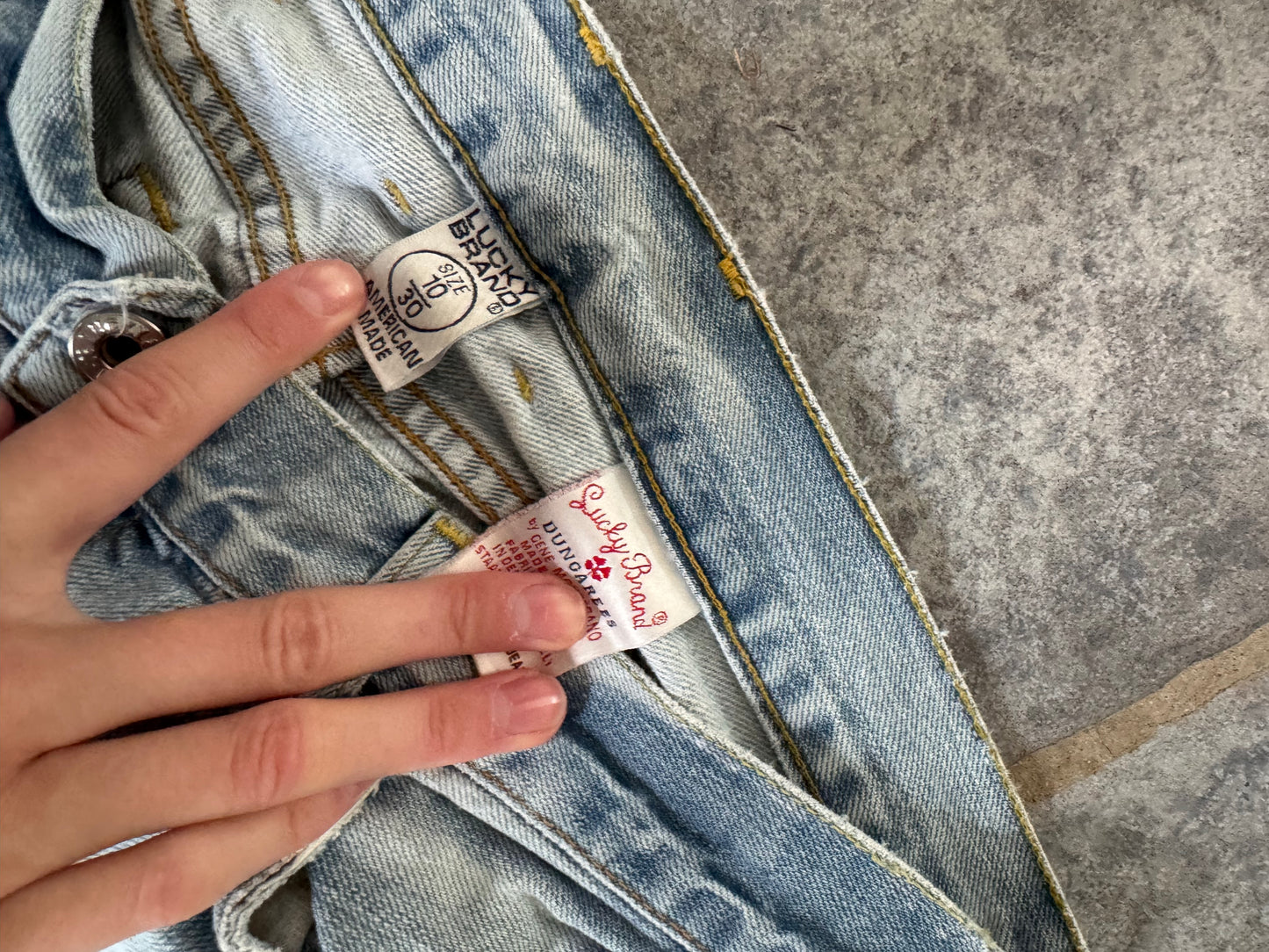 Lågmidjade jeans stl: M