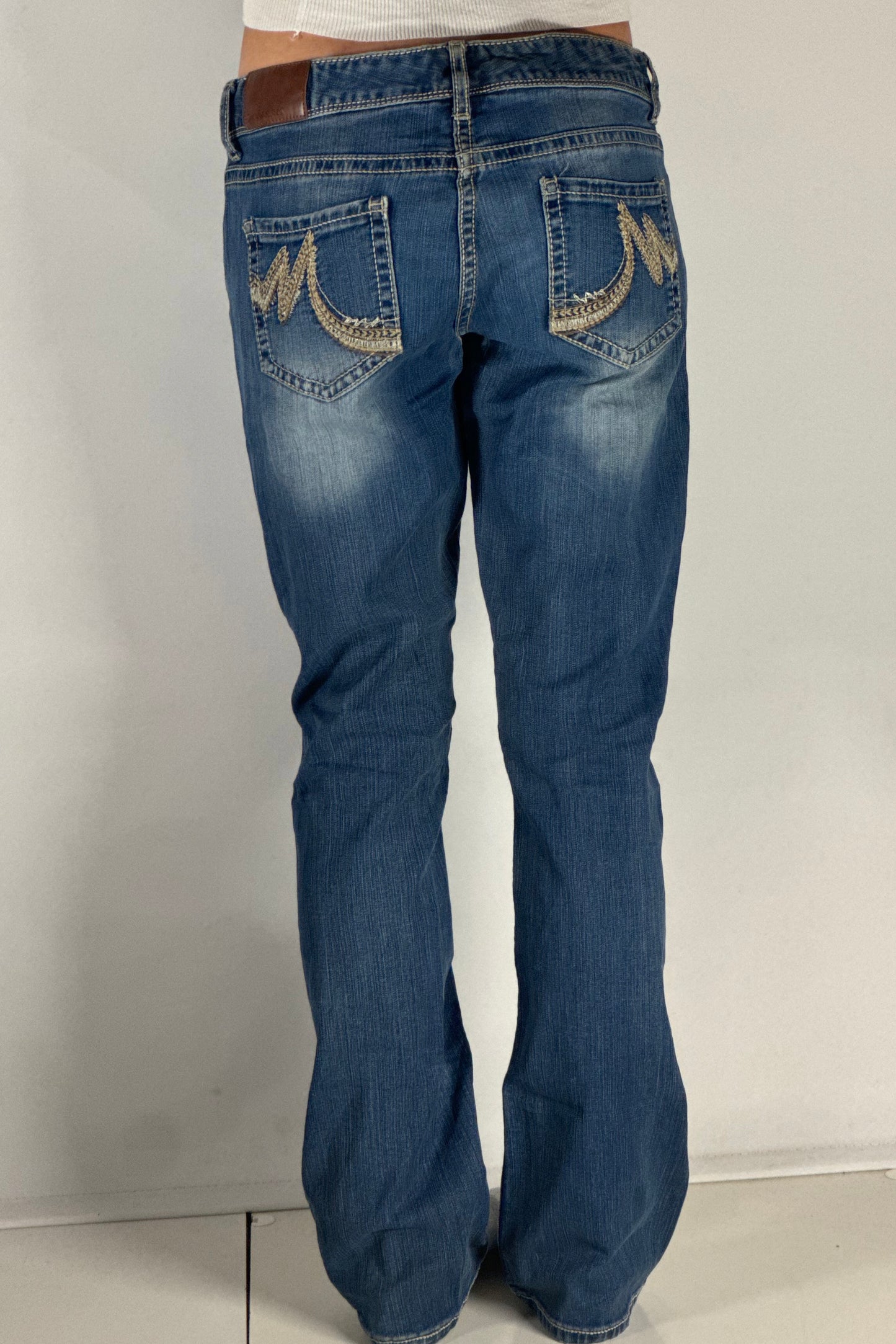 Lågmidjade jeans stl: S