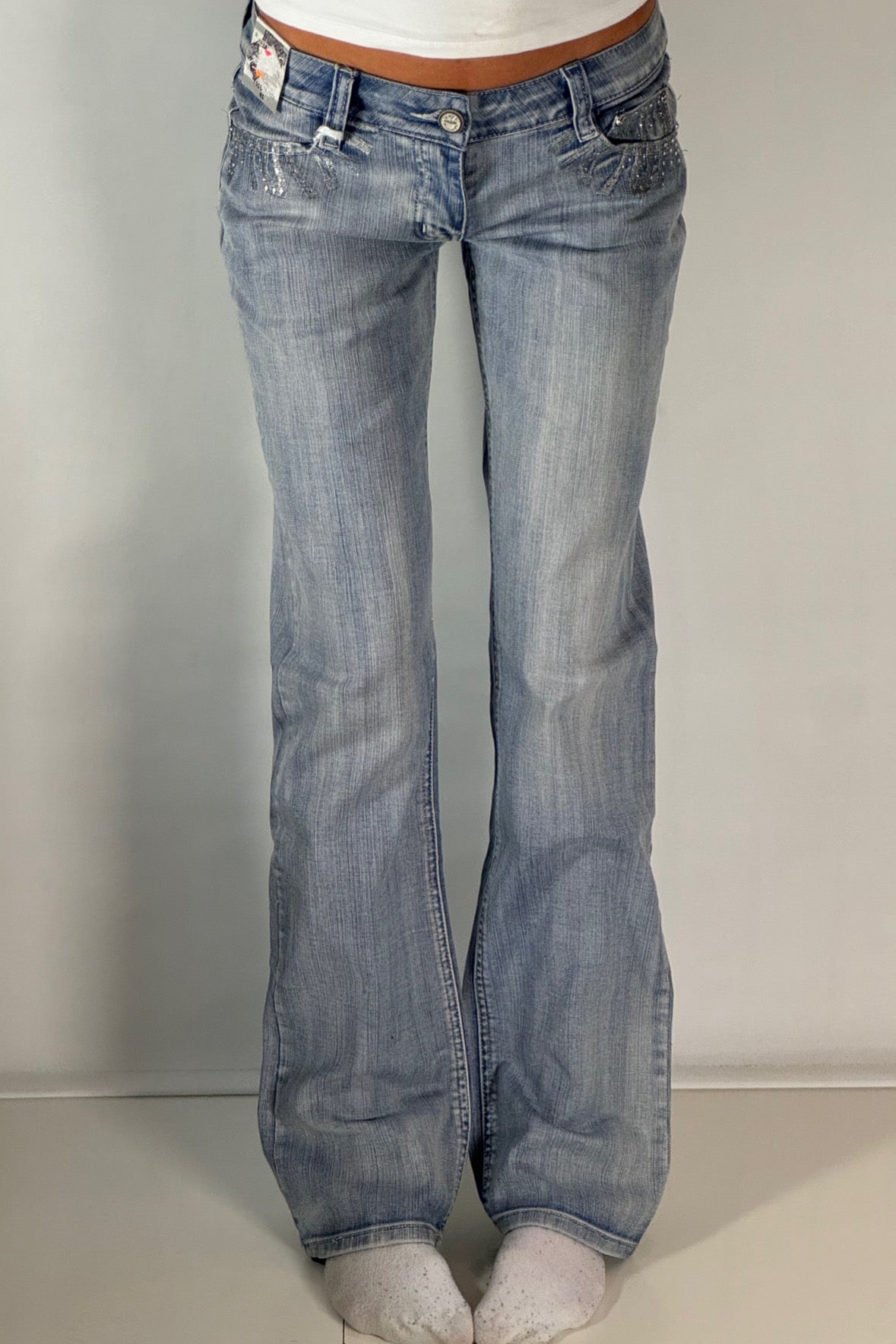 Lågmidjade jeans stl: XS/S