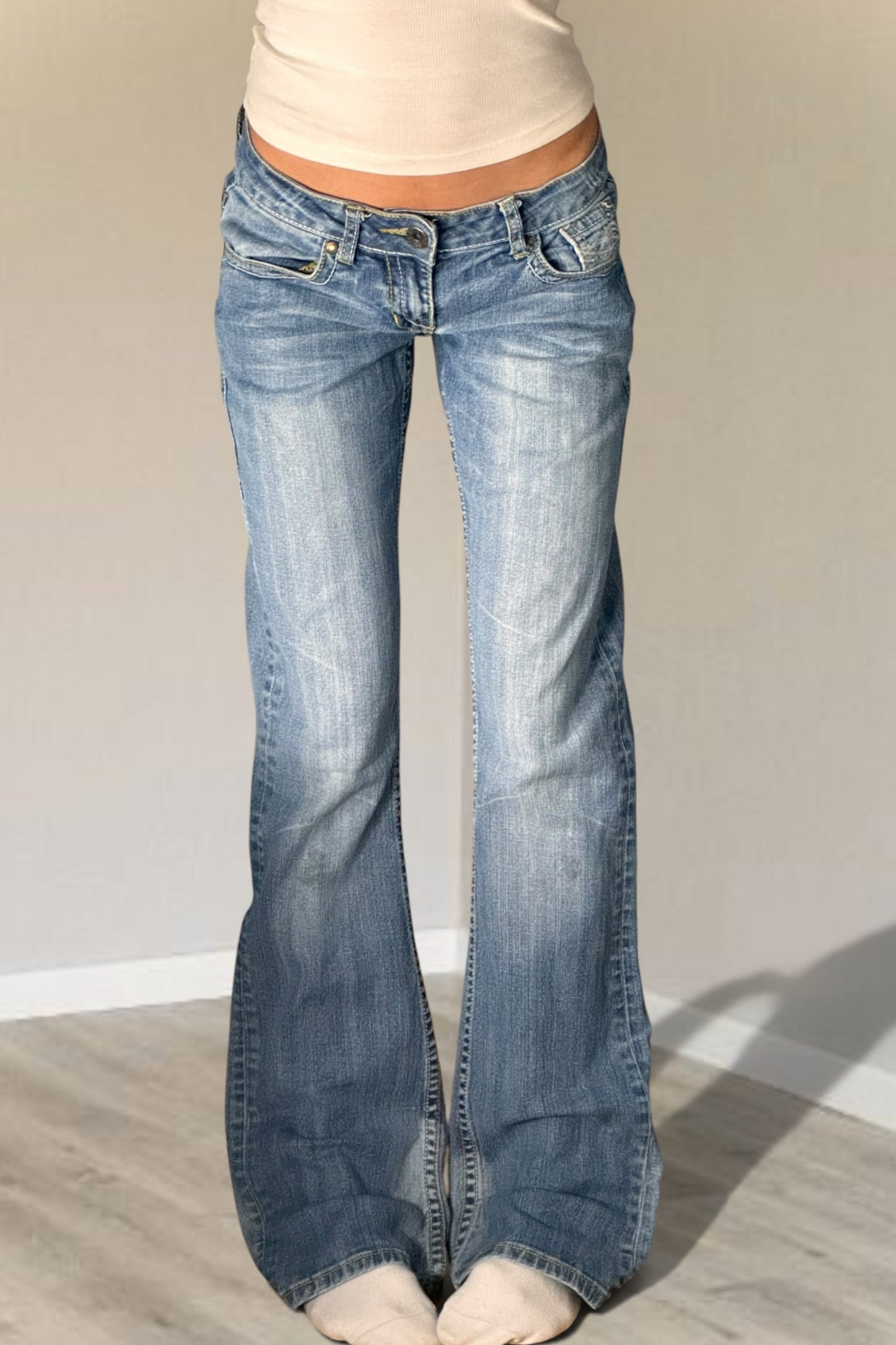 Lågmidjade jeans stl: XS
