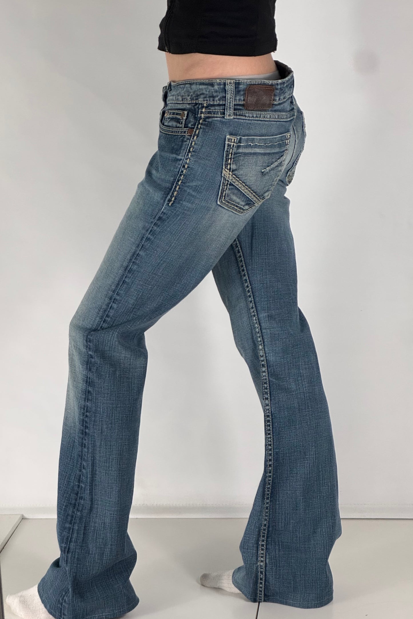 Lågmidjade jeans stl: M