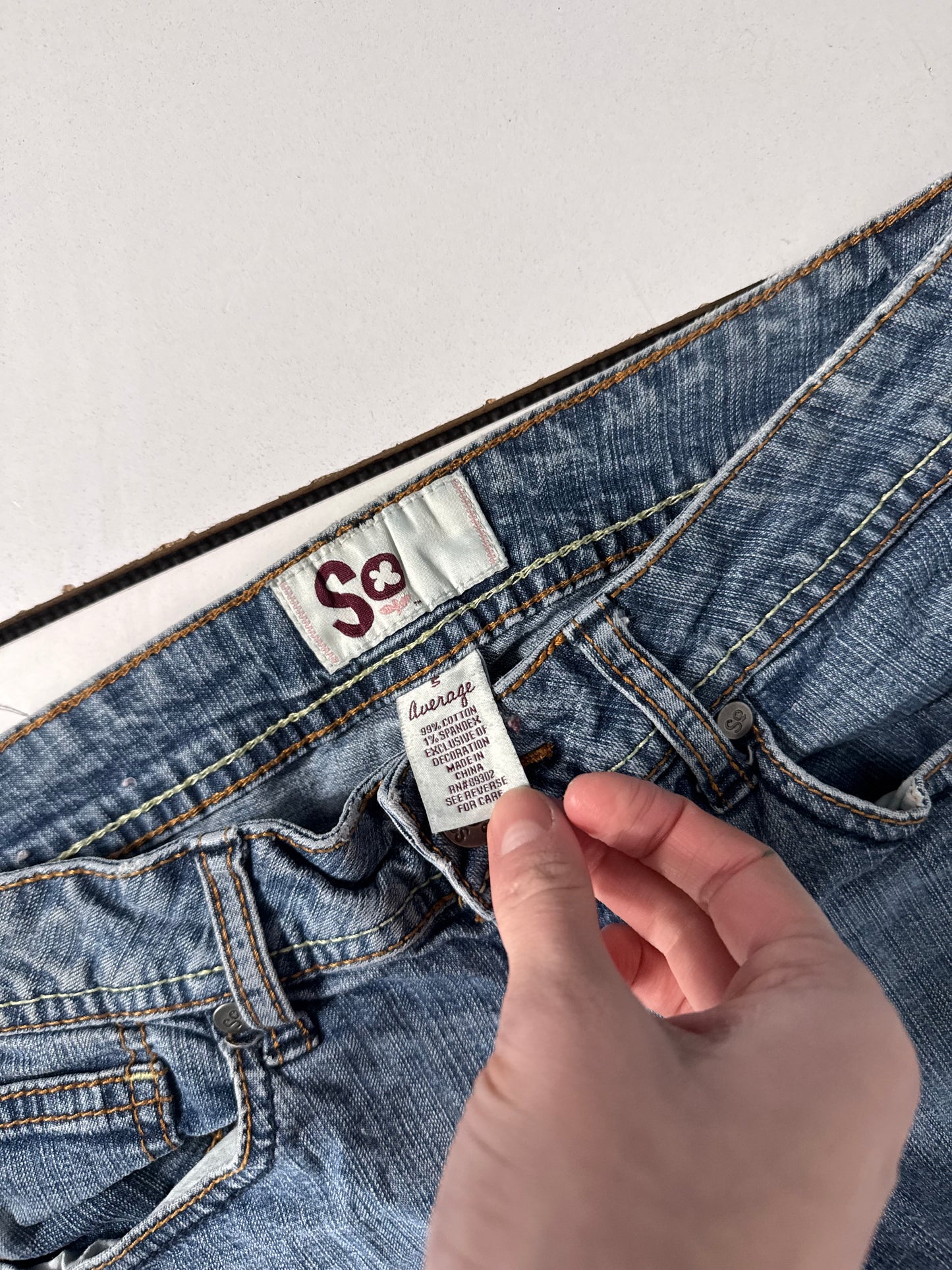 Lågmidjade jeans stl: XS