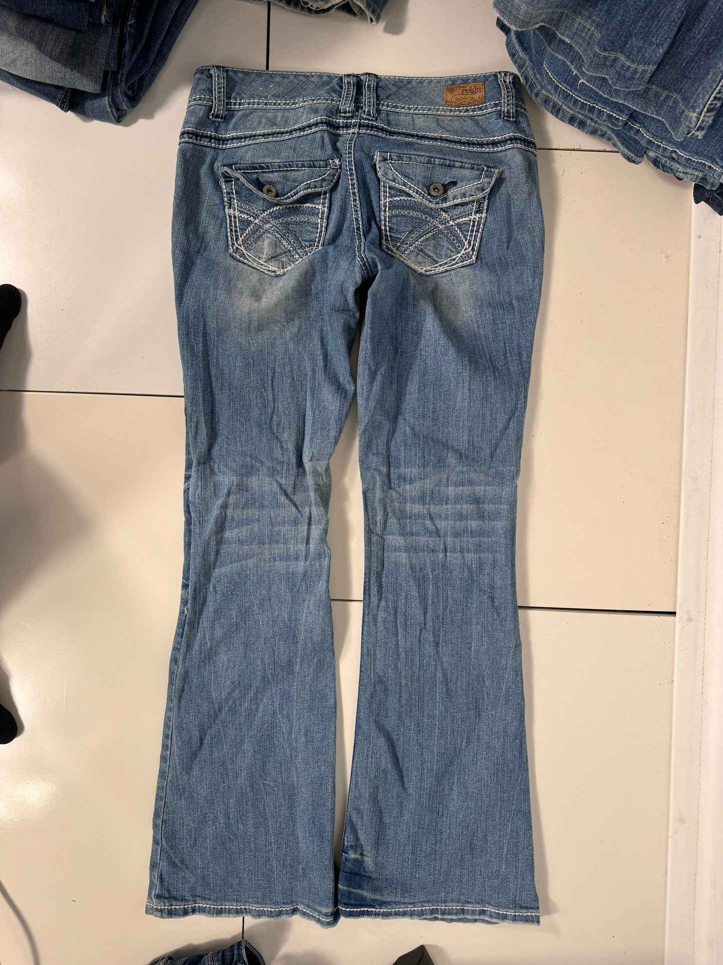 Lågmidjade jeans stl: S